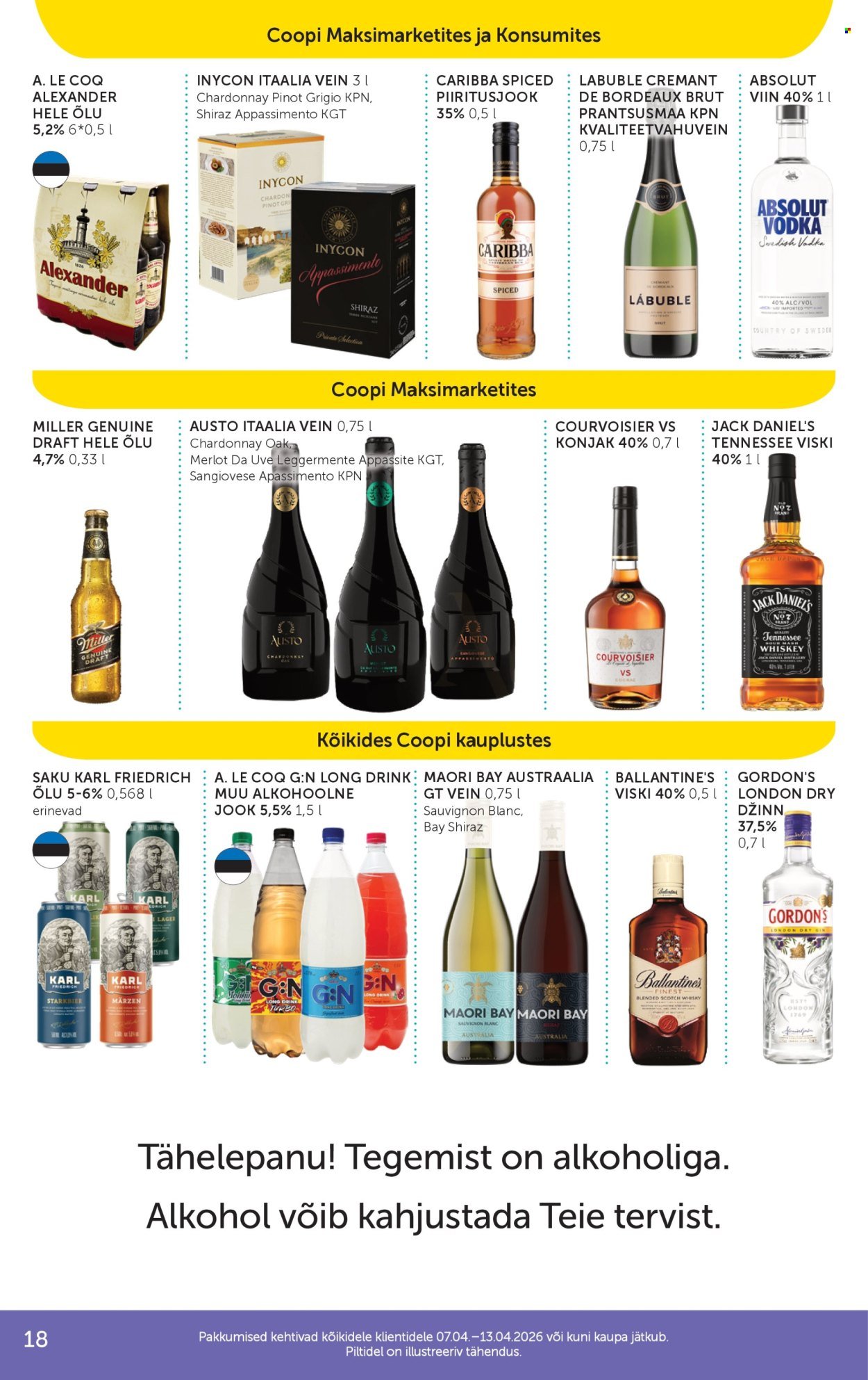 COOP kliendileht - Alates 7.04.2026