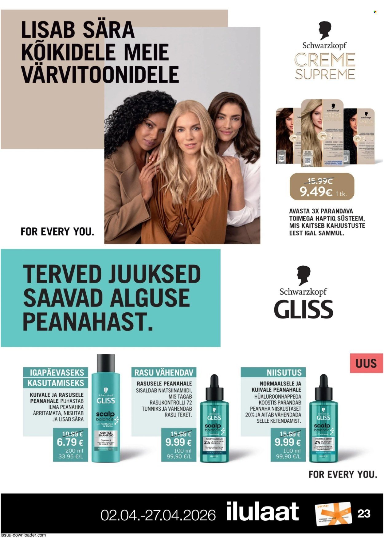 SELVER kliendileht - Selveri Ilulaat - kevad 2026