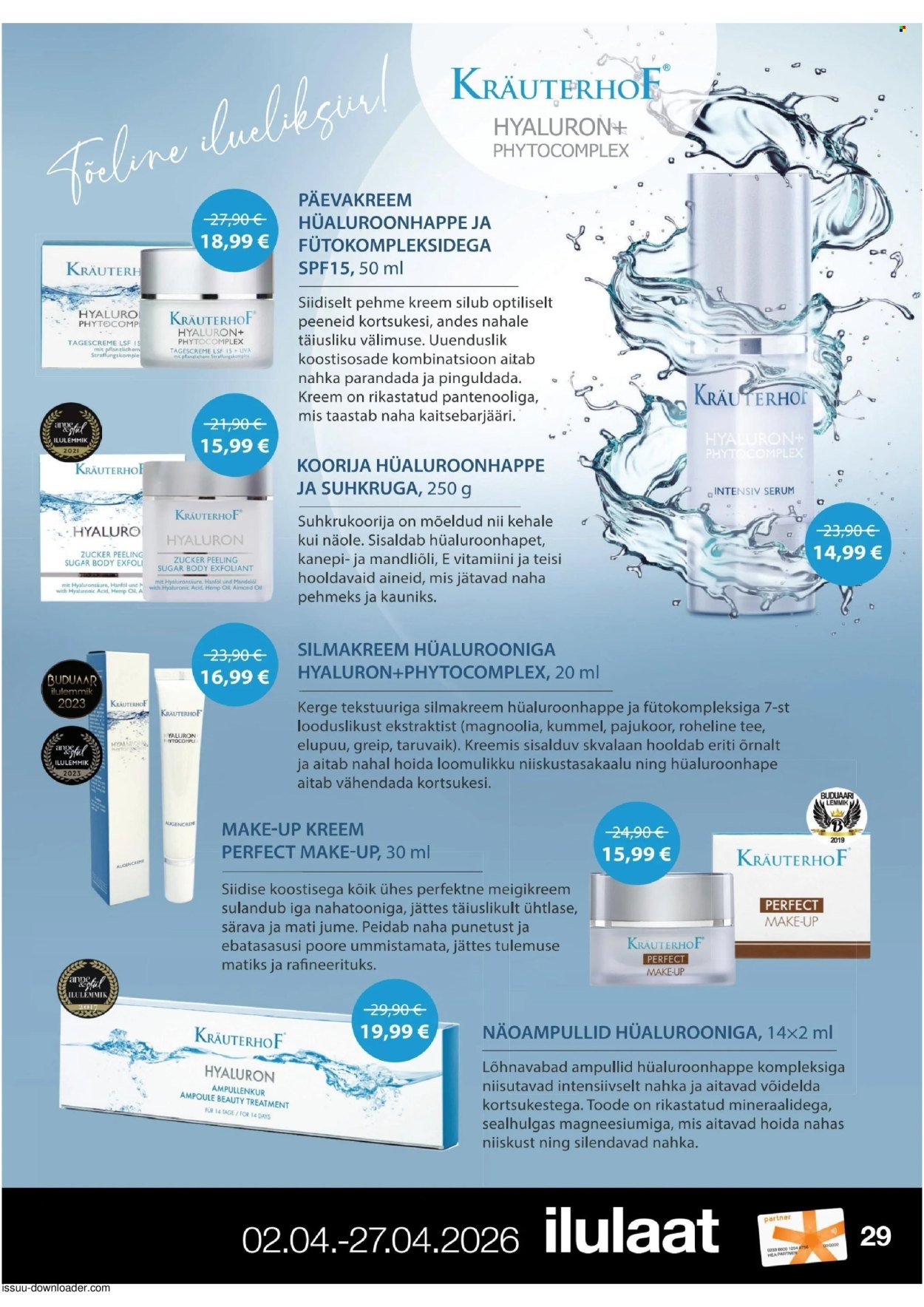 SELVER kliendileht - Selveri Ilulaat - kevad 2026