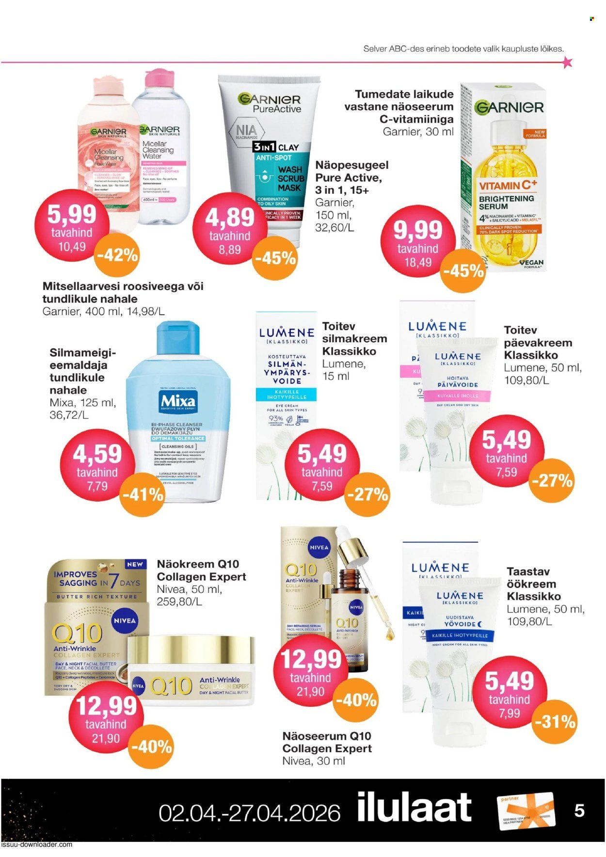 SELVER kliendileht - Selveri Ilulaat - kevad 2026