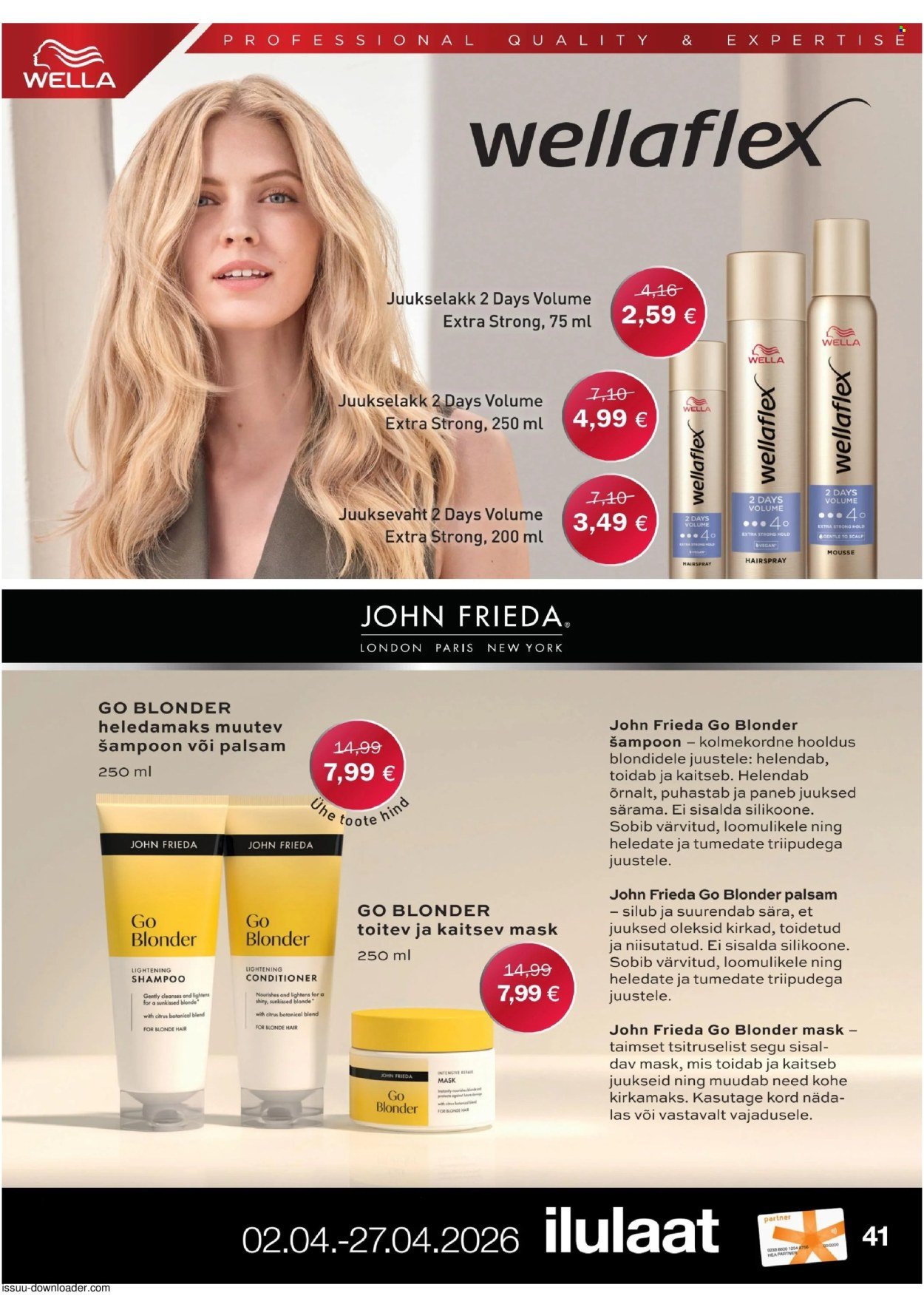 SELVER kliendileht - Selveri Ilulaat - kevad 2026