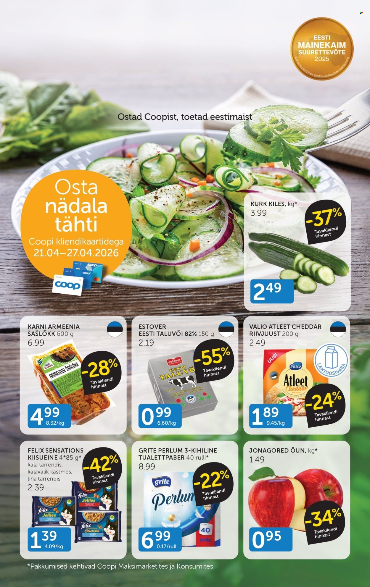COOP kliendileht - Alates 21.04.2026