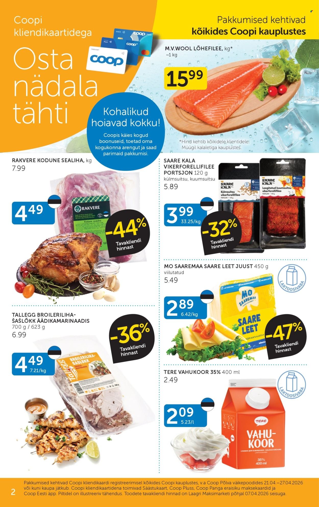 COOP kliendileht - Alates 21.04.2026