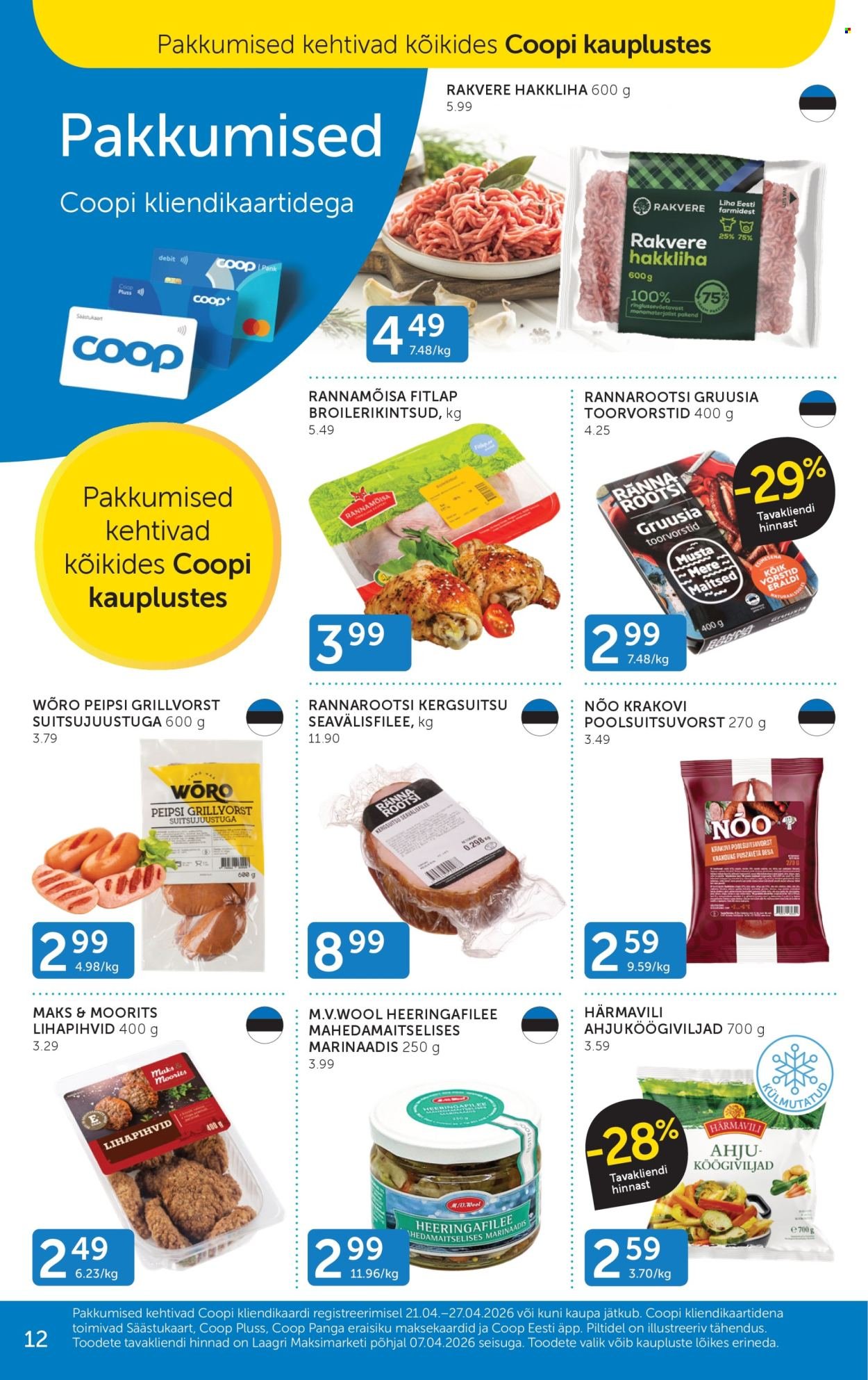 COOP kliendileht - Alates 21.04.2026