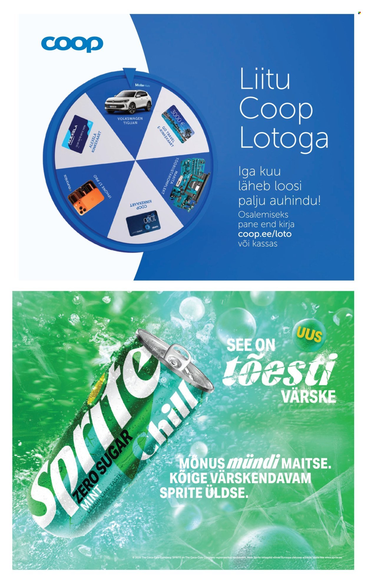 COOP kliendileht - Alates 21.04.2026