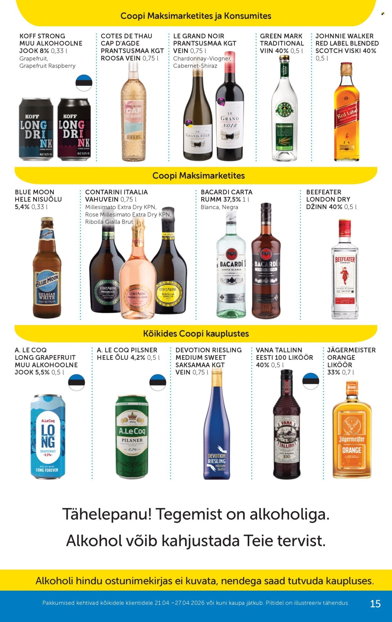 COOP kliendileht - Alates 21.04.2026