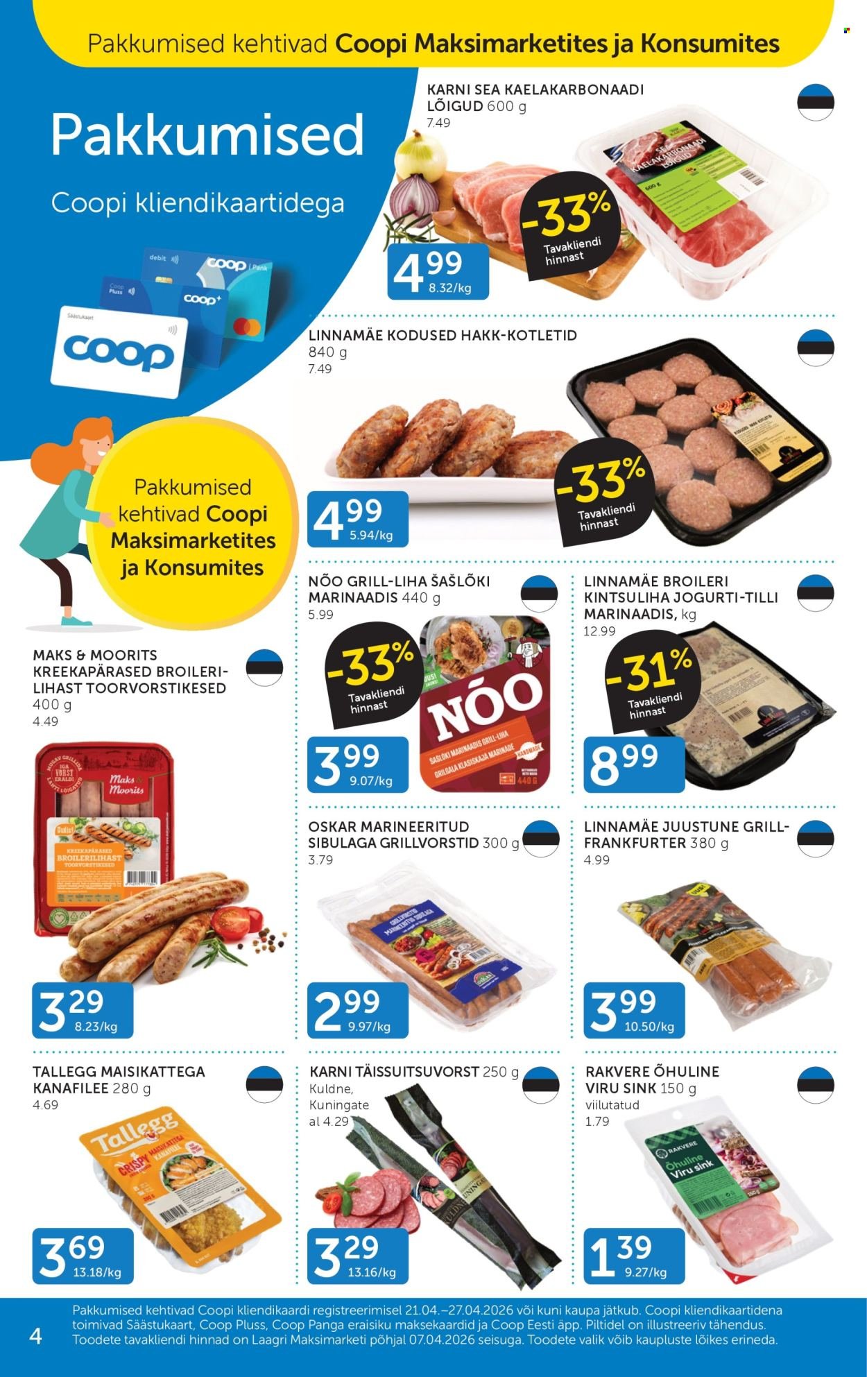 COOP kliendileht - Alates 21.04.2026