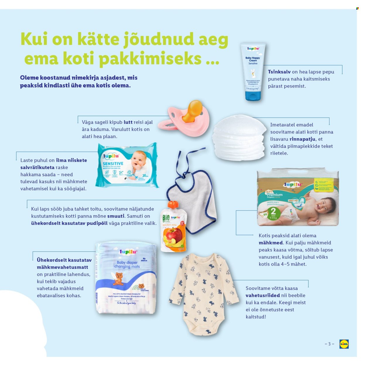 LIDL kliendileht - Lupilu