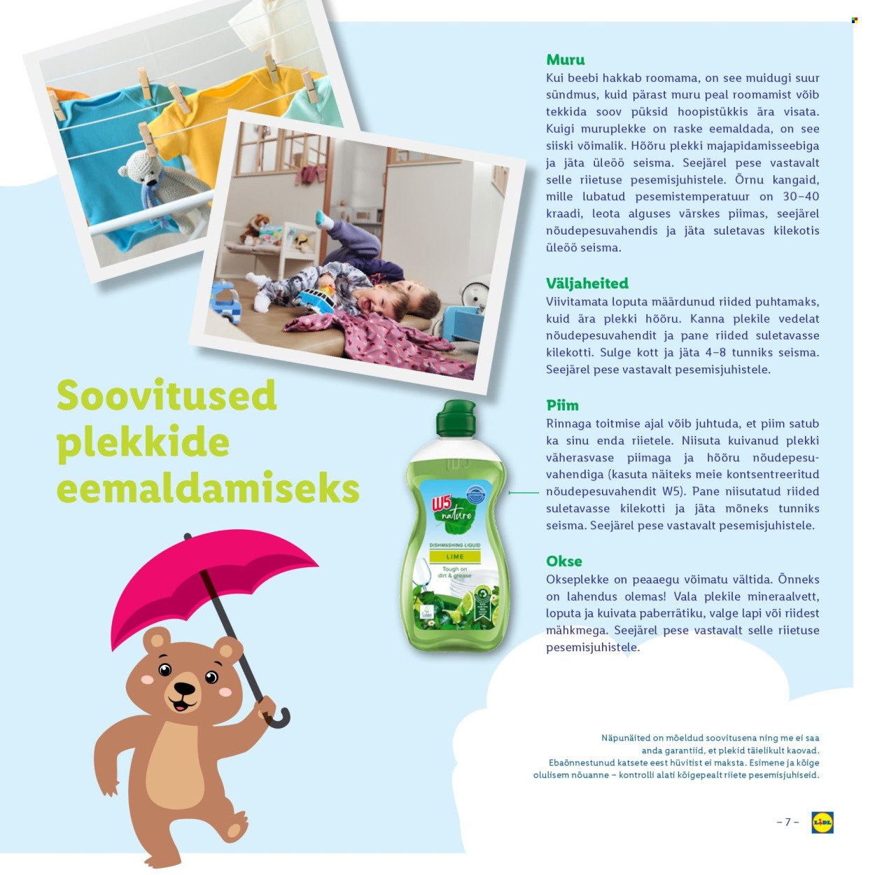 LIDL kliendileht - Lupilu