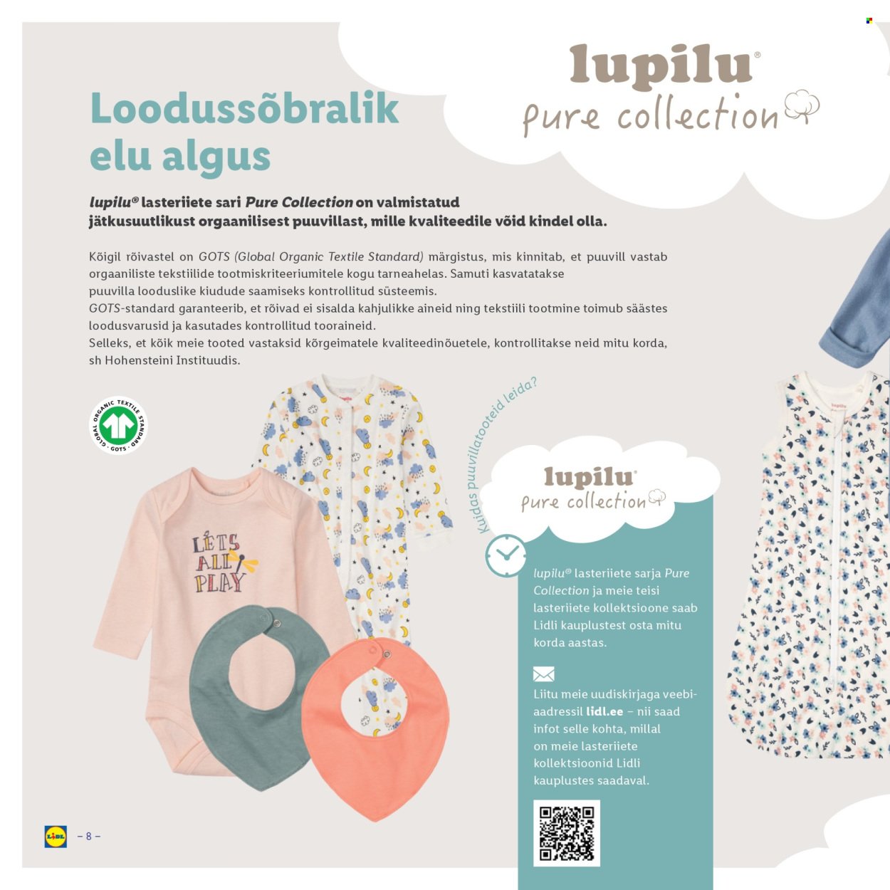 LIDL kliendileht - Lupilu