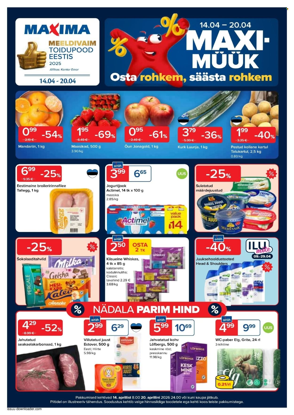 MAXIMA kliendileht - Maxima kliendileht