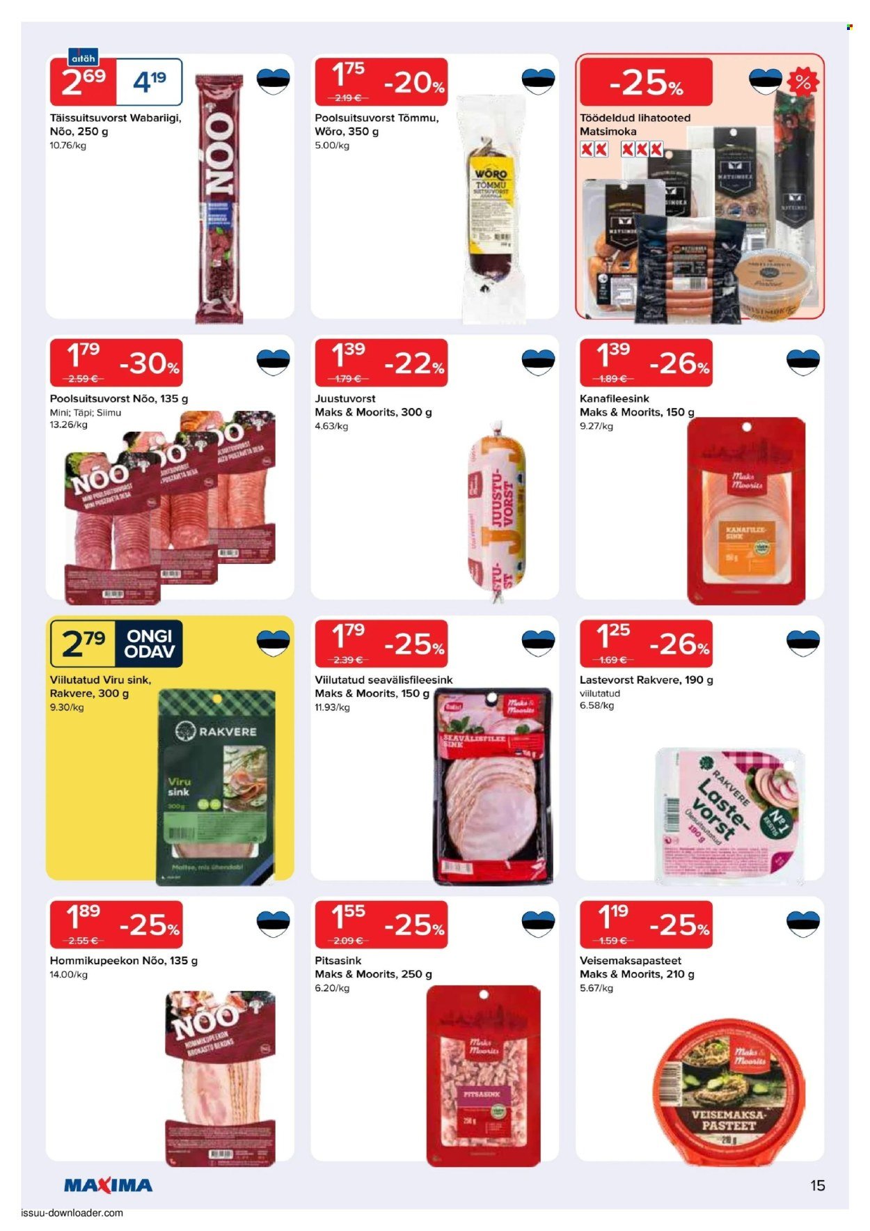 MAXIMA kliendileht - Maxima kliendileht