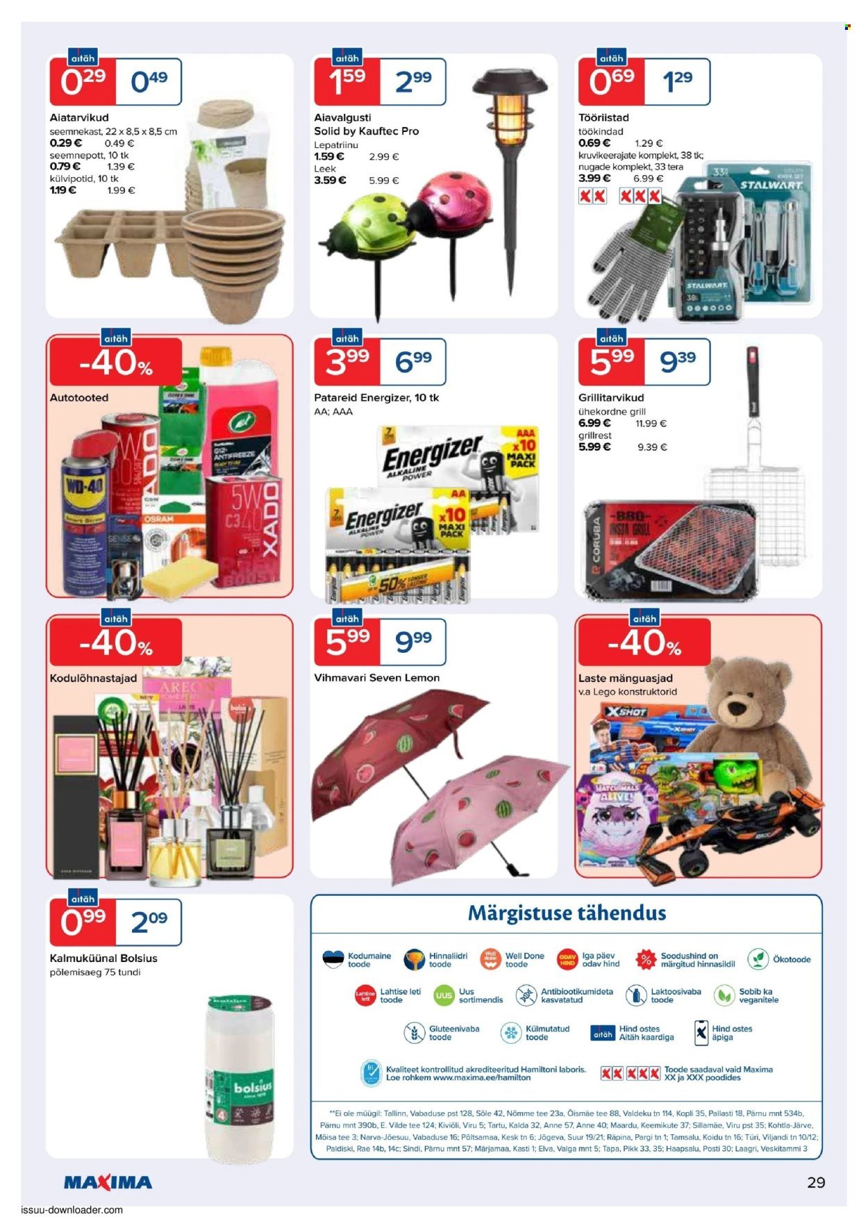 MAXIMA kliendileht - Maxima kliendileht