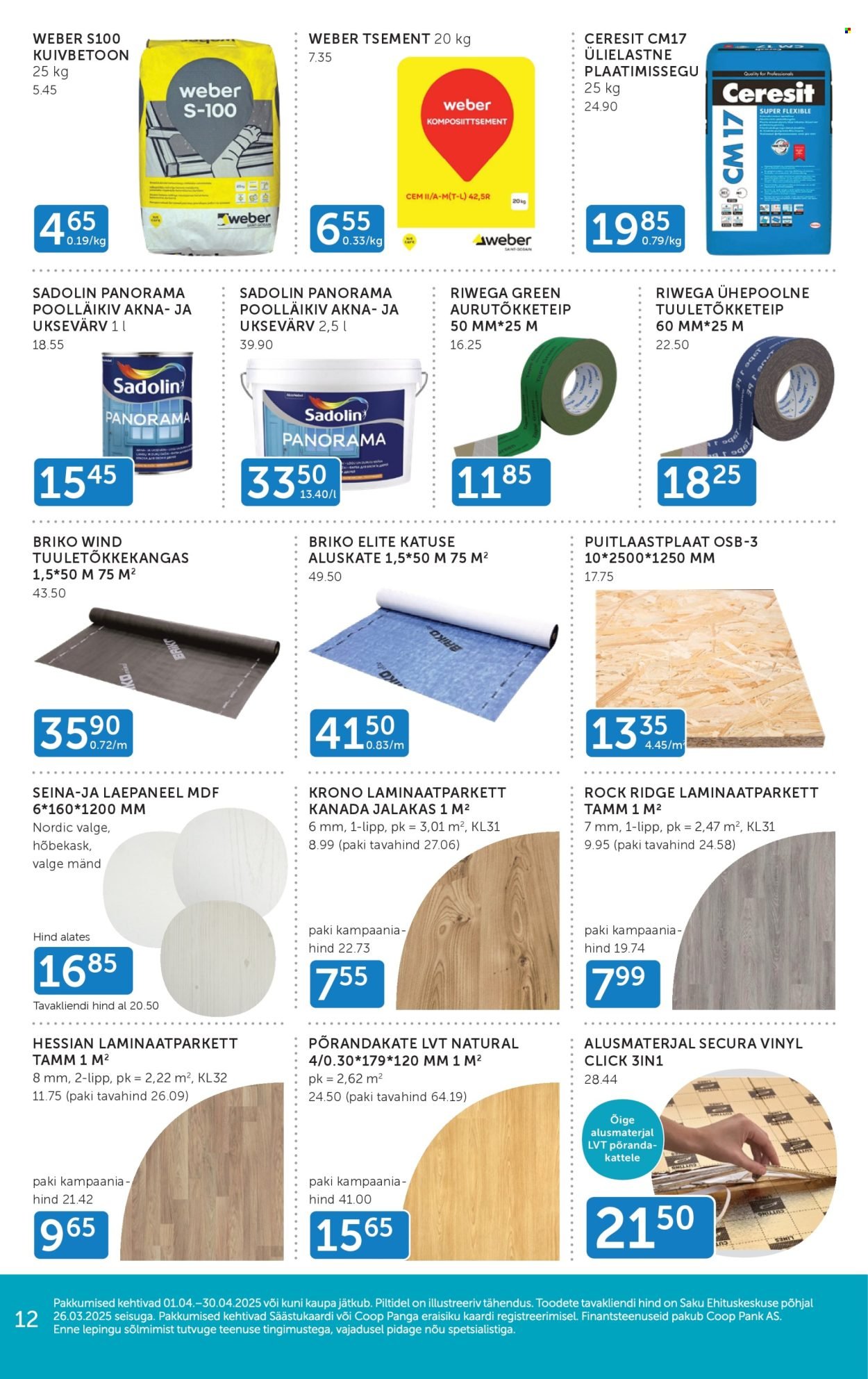 COOP kliendileht - Alates 1.04.2026