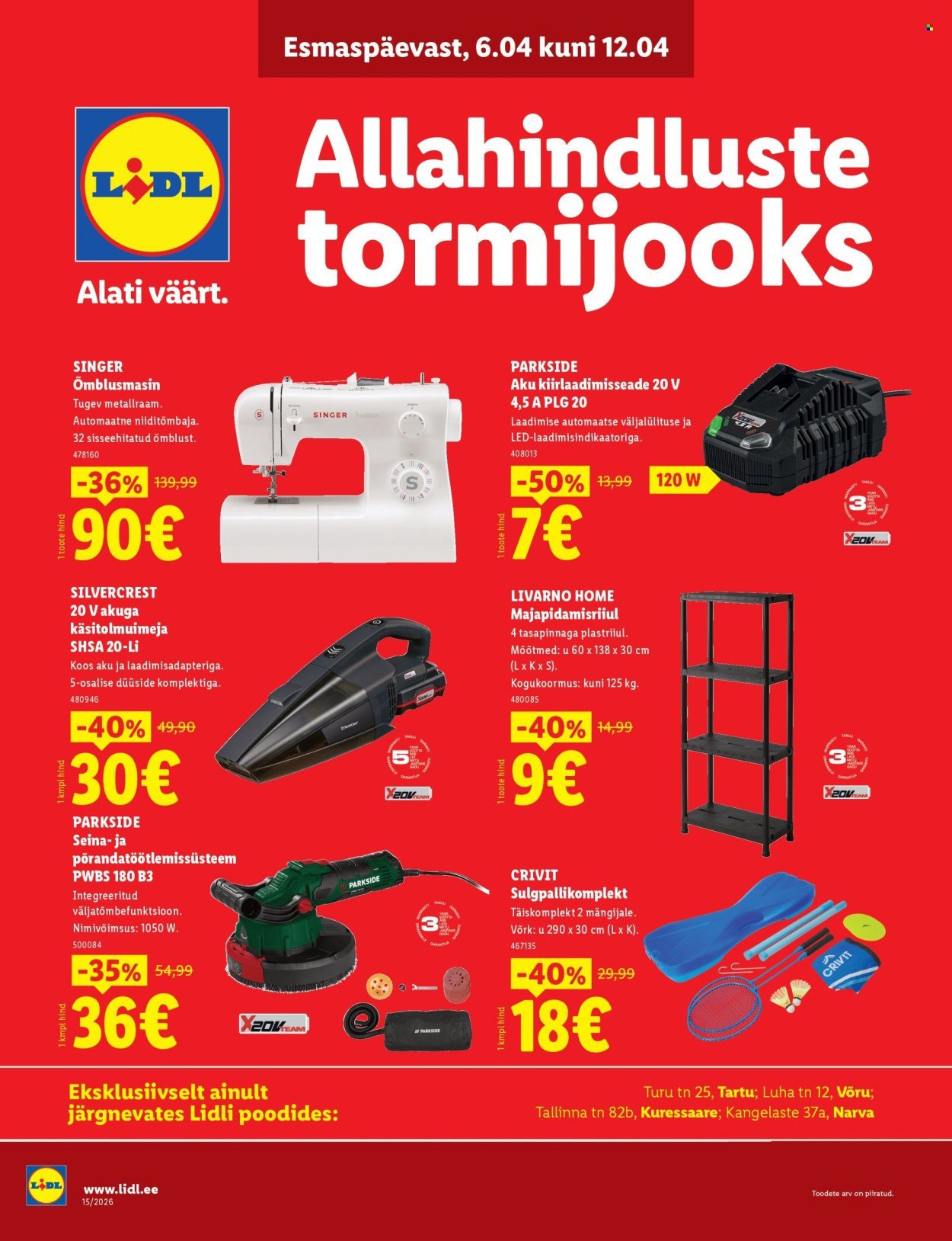 LIDL kliendileht - Allahindluste tormijooks