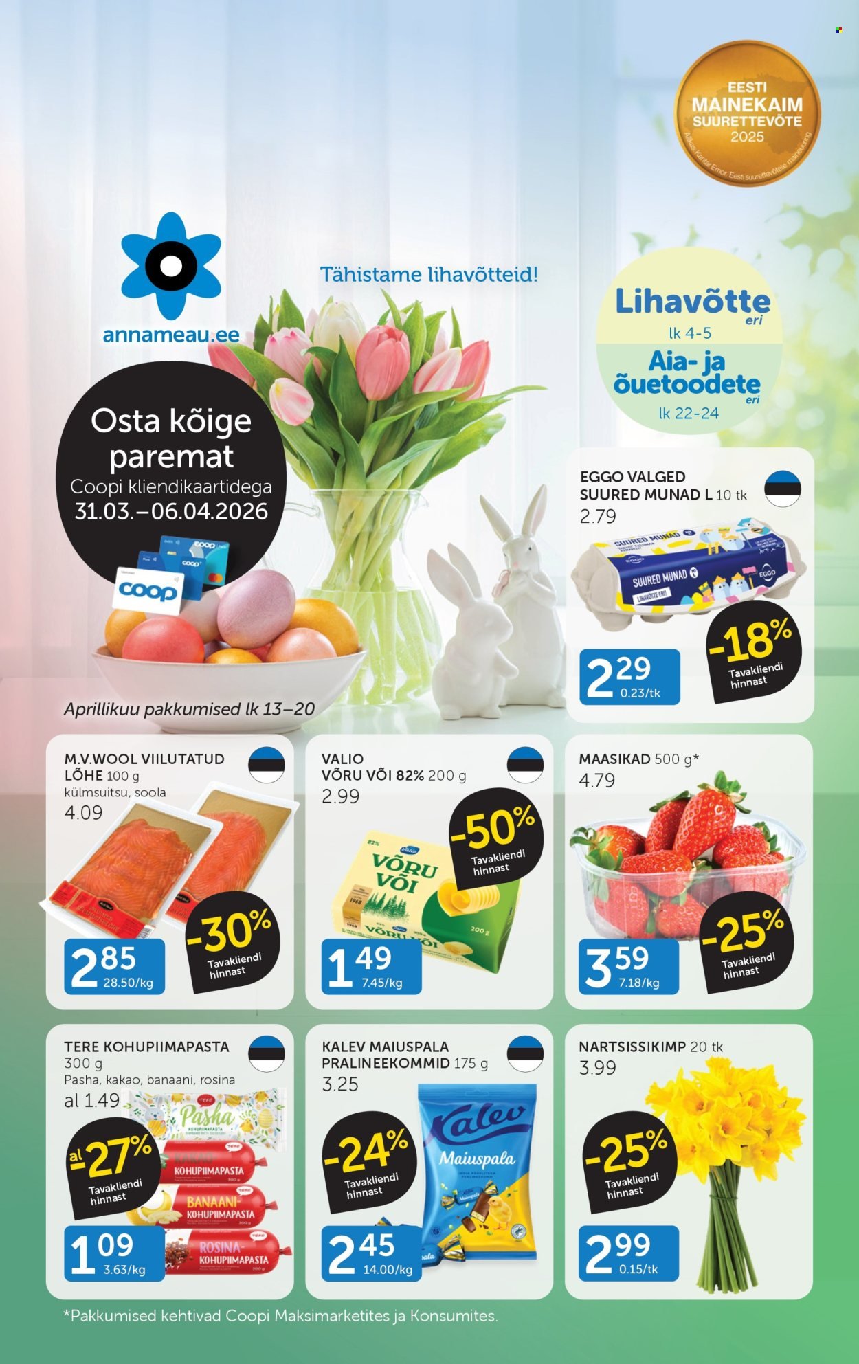 COOP kliendileht - Alates 31.03.2026