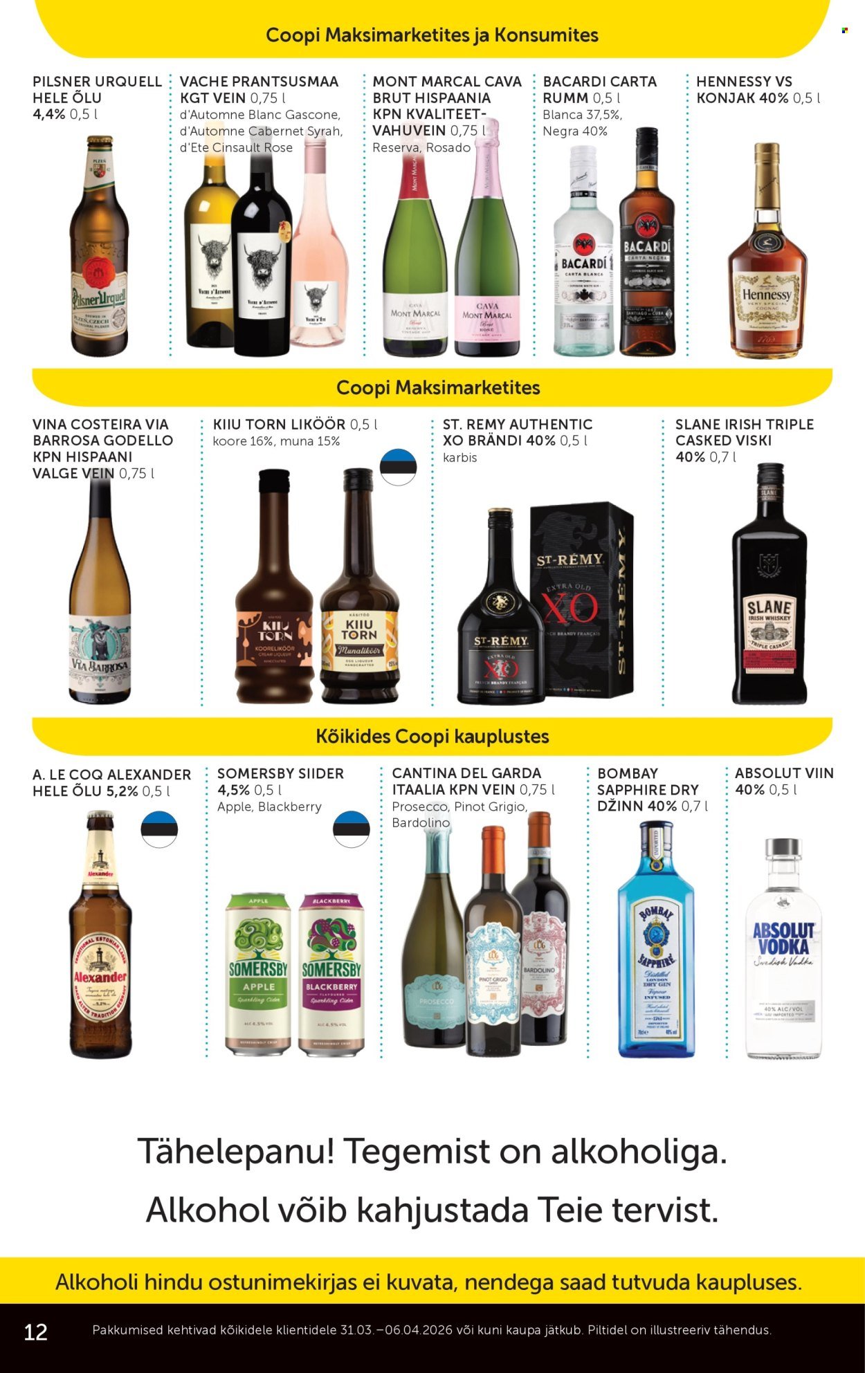 COOP kliendileht - Alates 31.03.2026