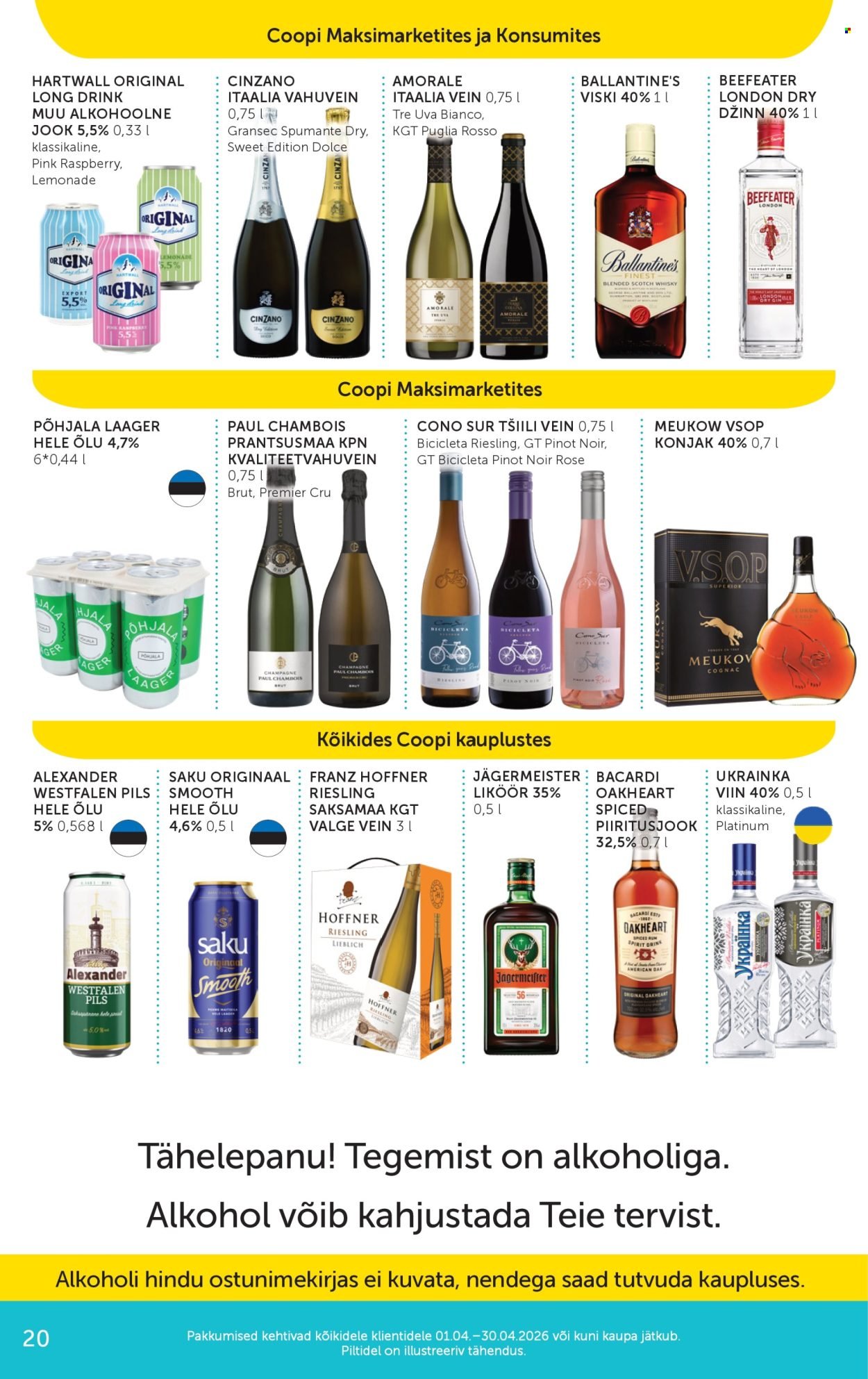 COOP kliendileht - Alates 31.03.2026