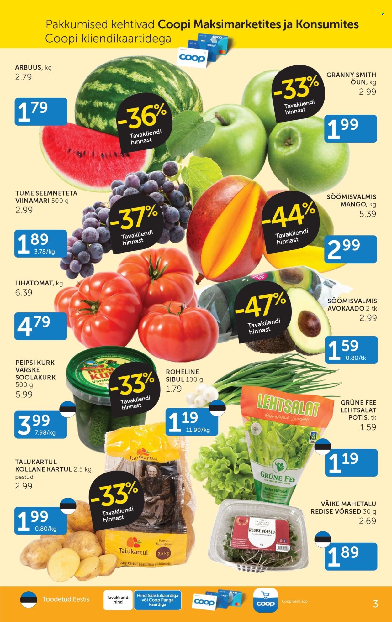 COOP kliendileht - Alates 31.03.2026