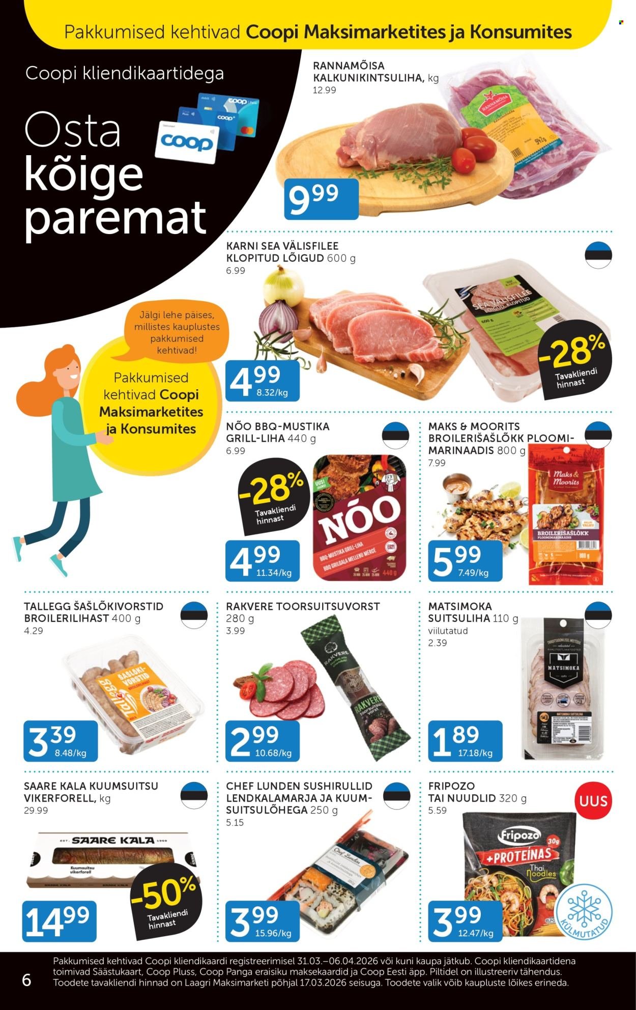 COOP kliendileht - Alates 31.03.2026