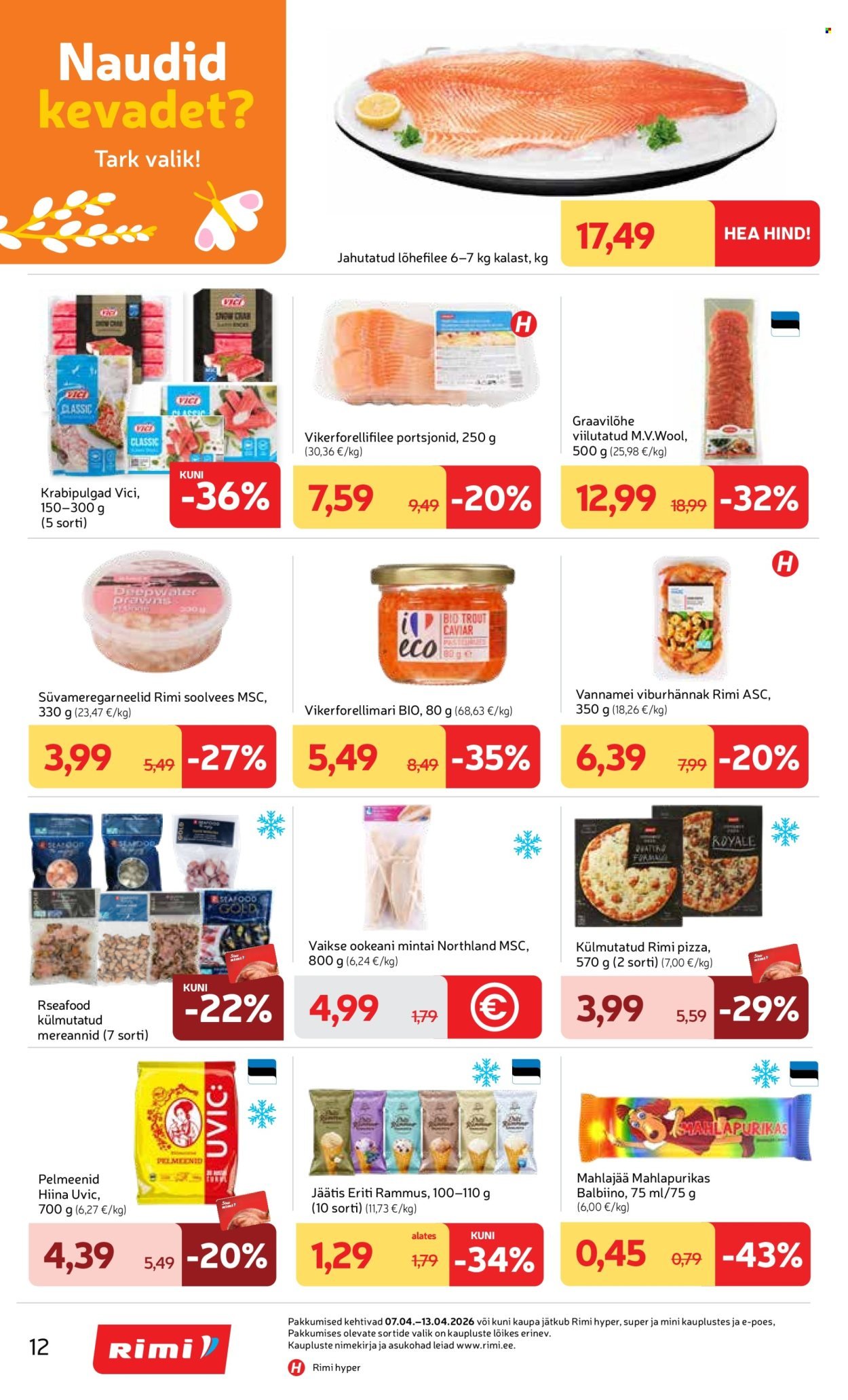 RIMI kliendileht - Kliendileht