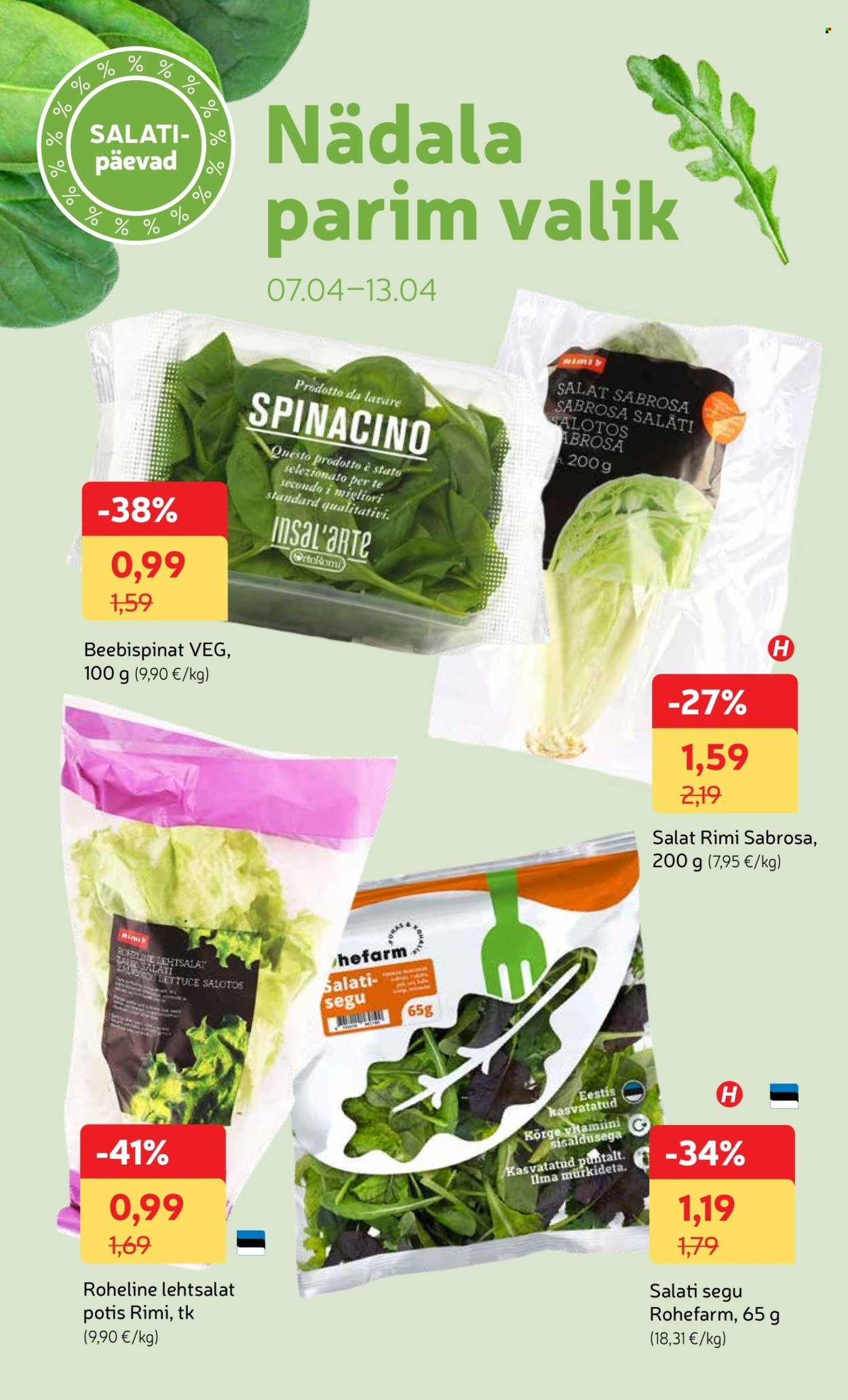 RIMI kliendileht - Kliendileht