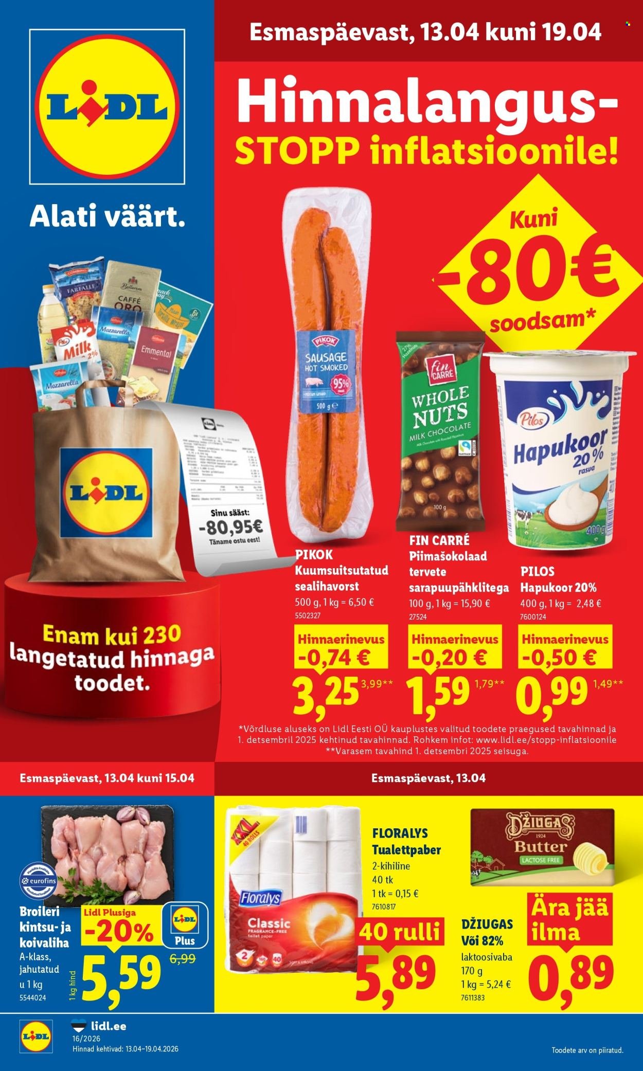 LIDL kliendileht - Kliendileht