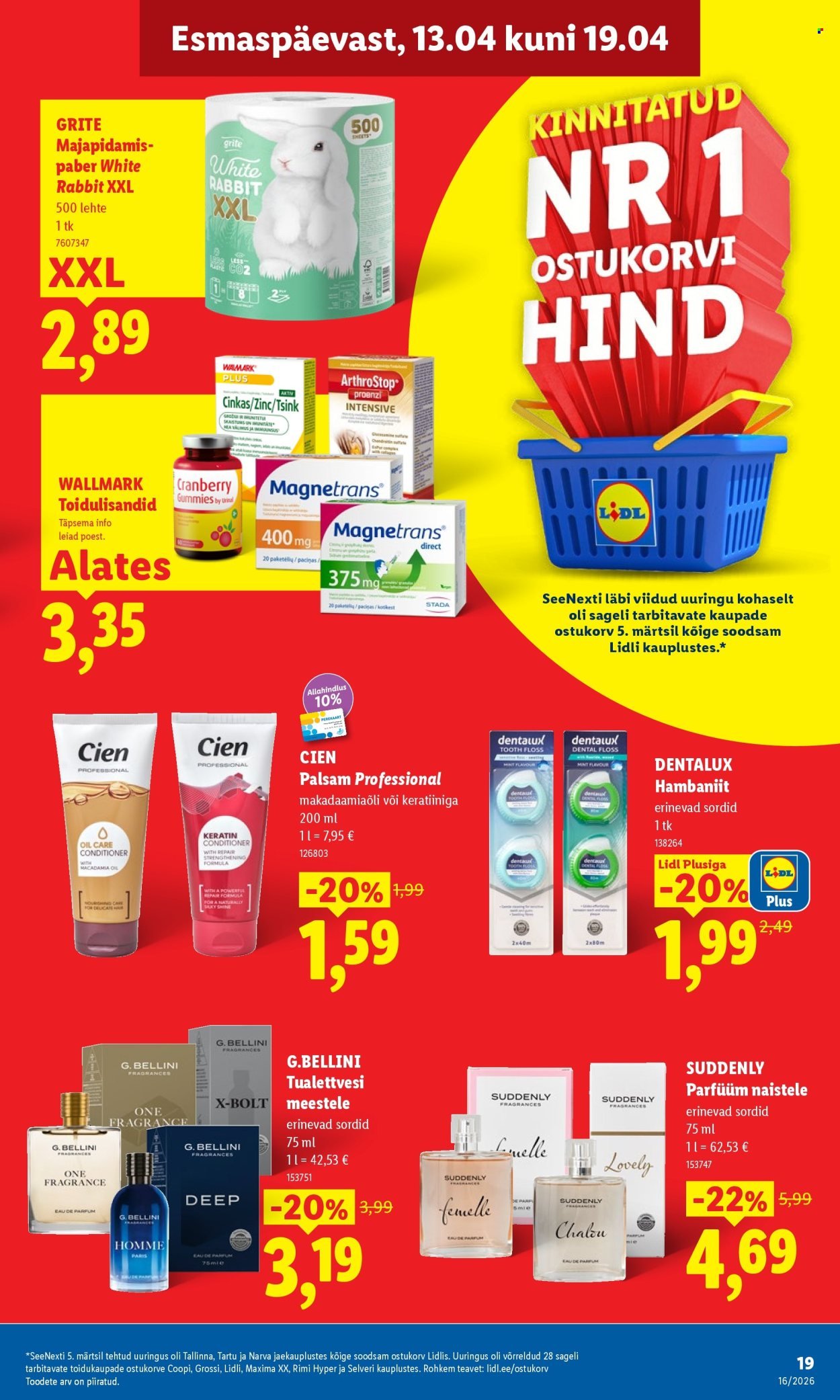 LIDL kliendileht - Kliendileht