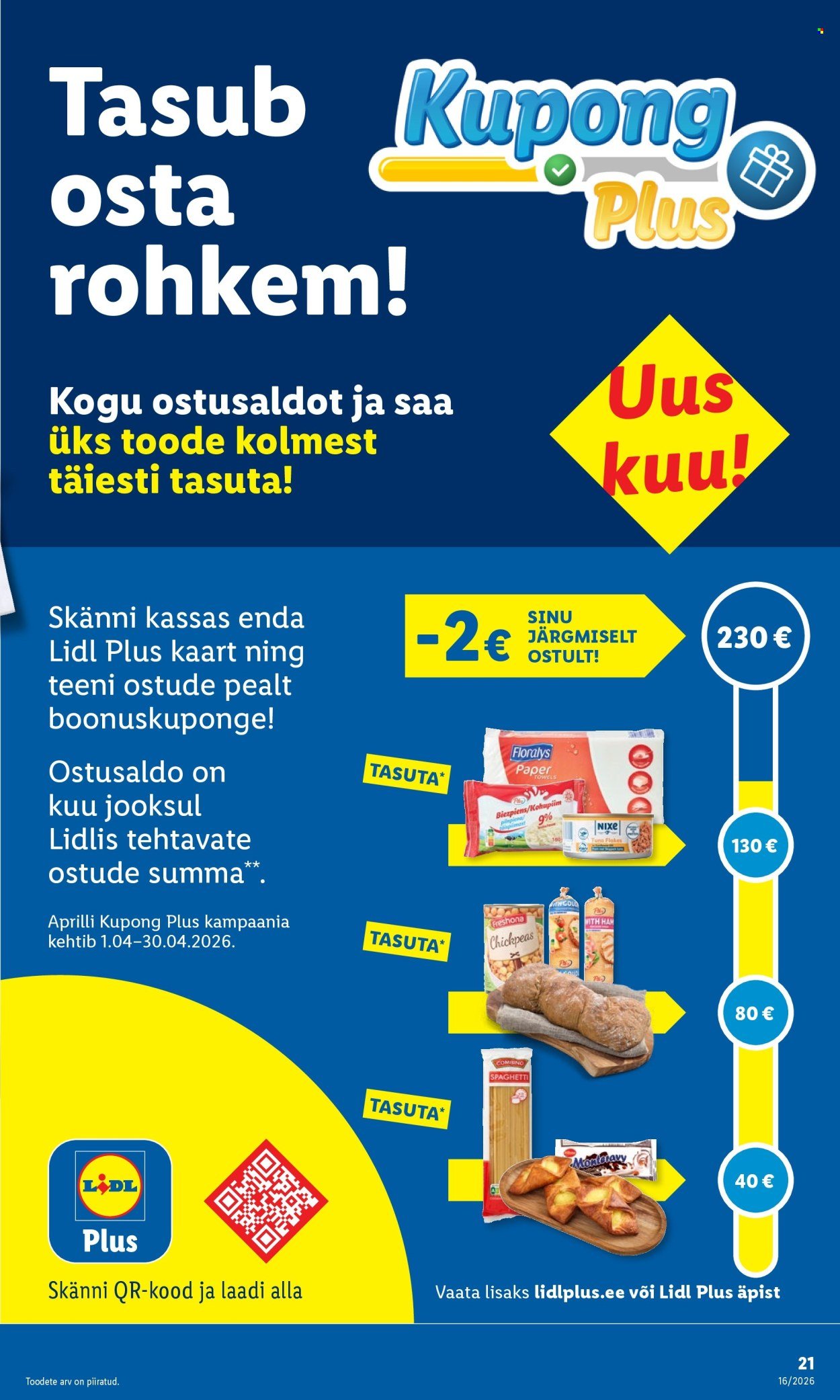 LIDL kliendileht - Kliendileht