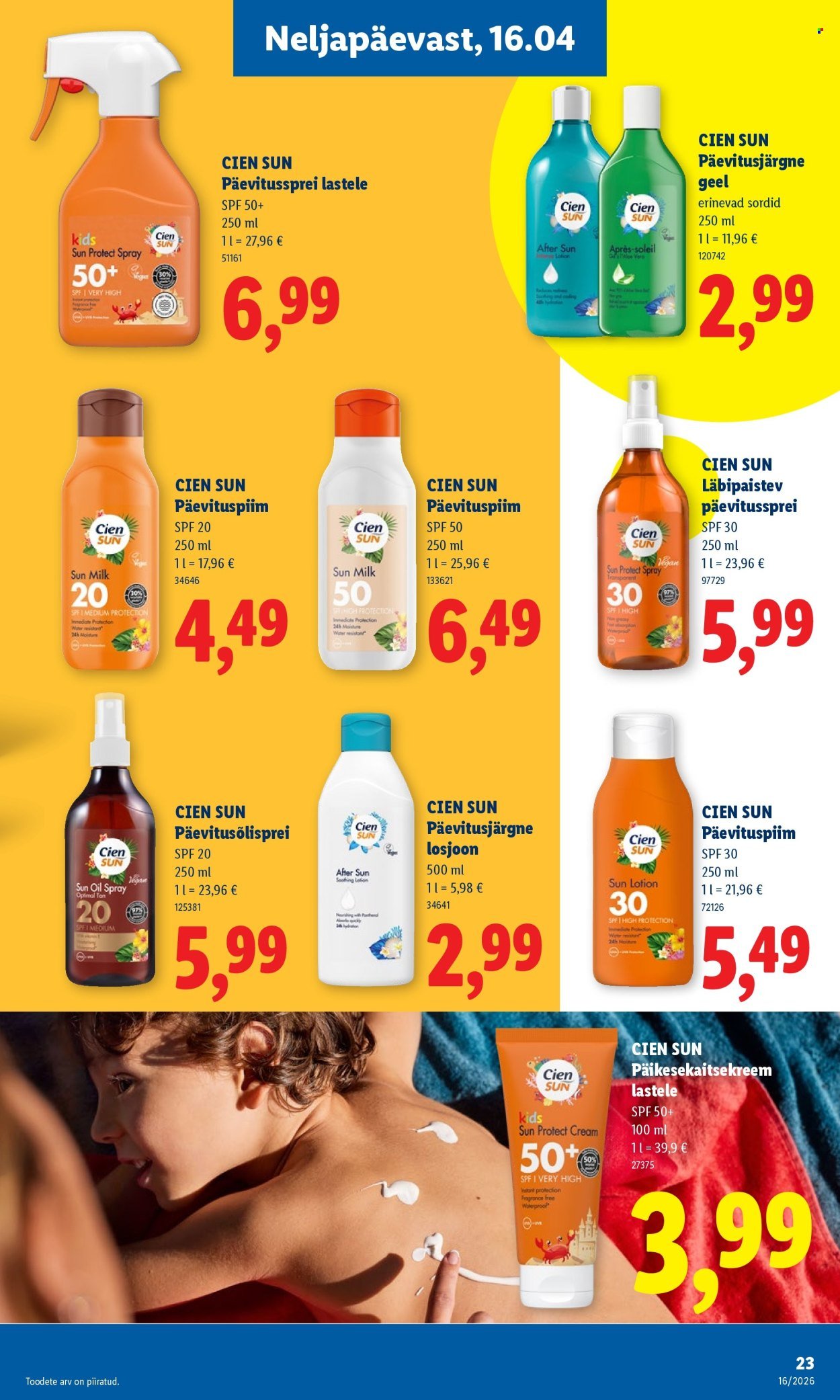 LIDL kliendileht - Kliendileht