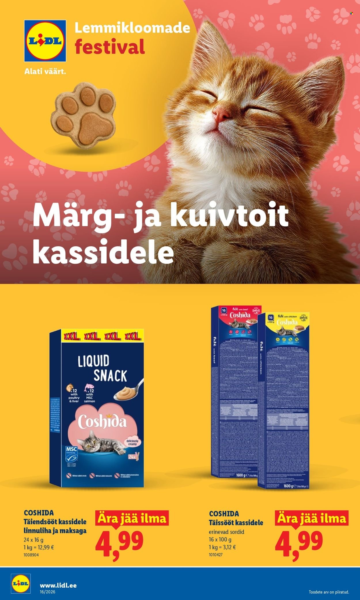 LIDL kliendileht - Kliendileht