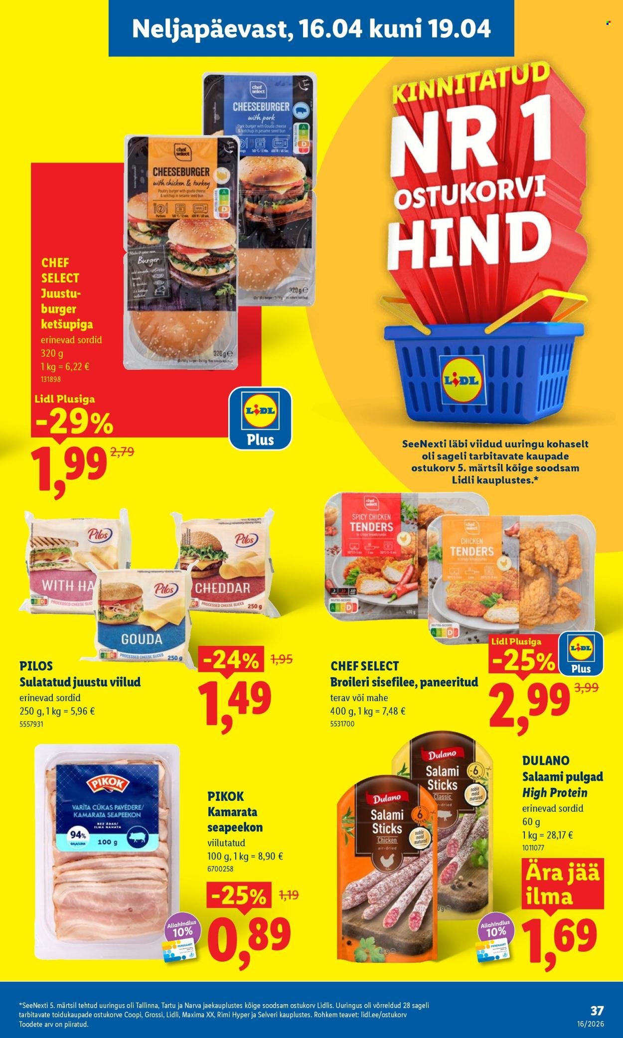 LIDL kliendileht - Kliendileht