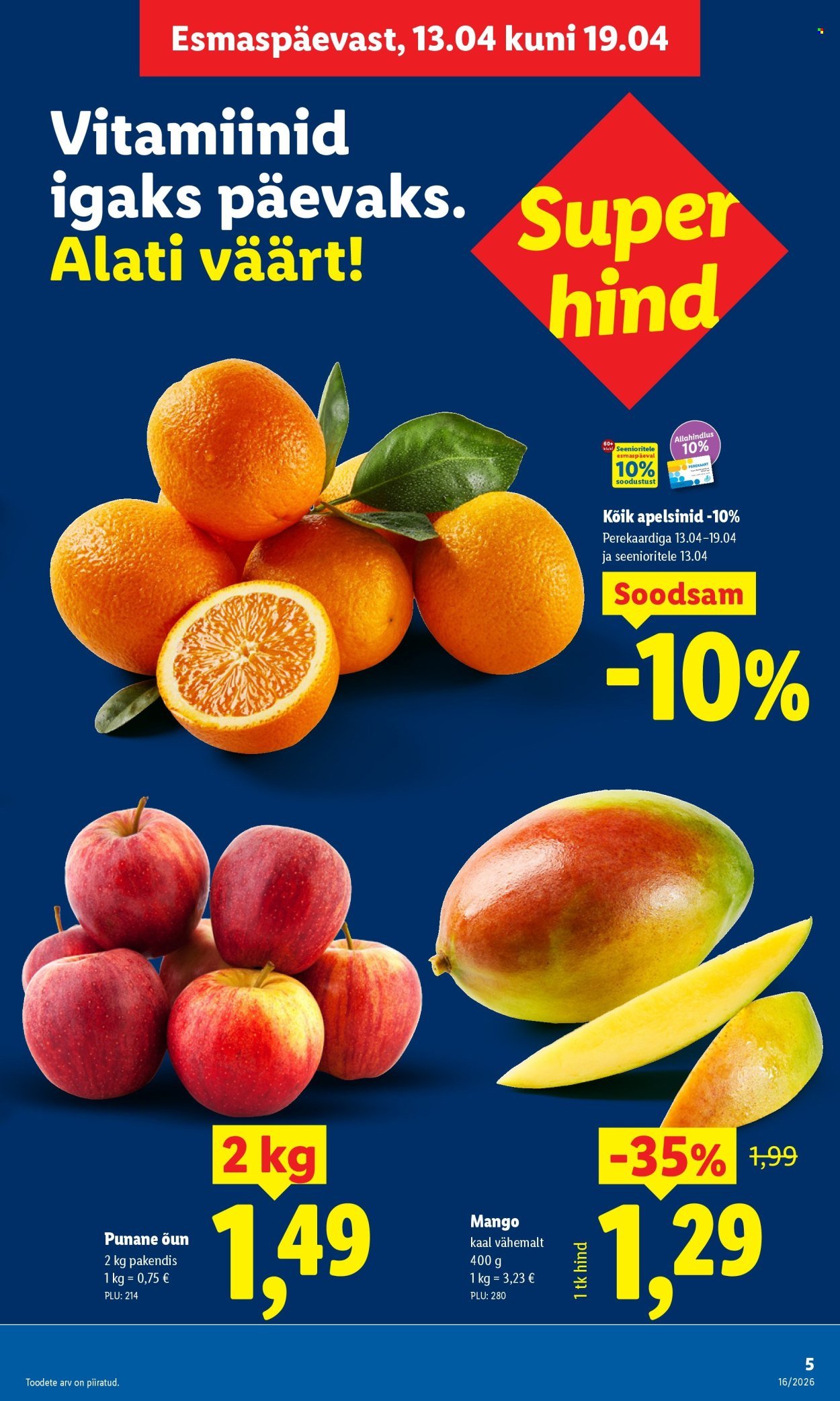 LIDL kliendileht - Kliendileht