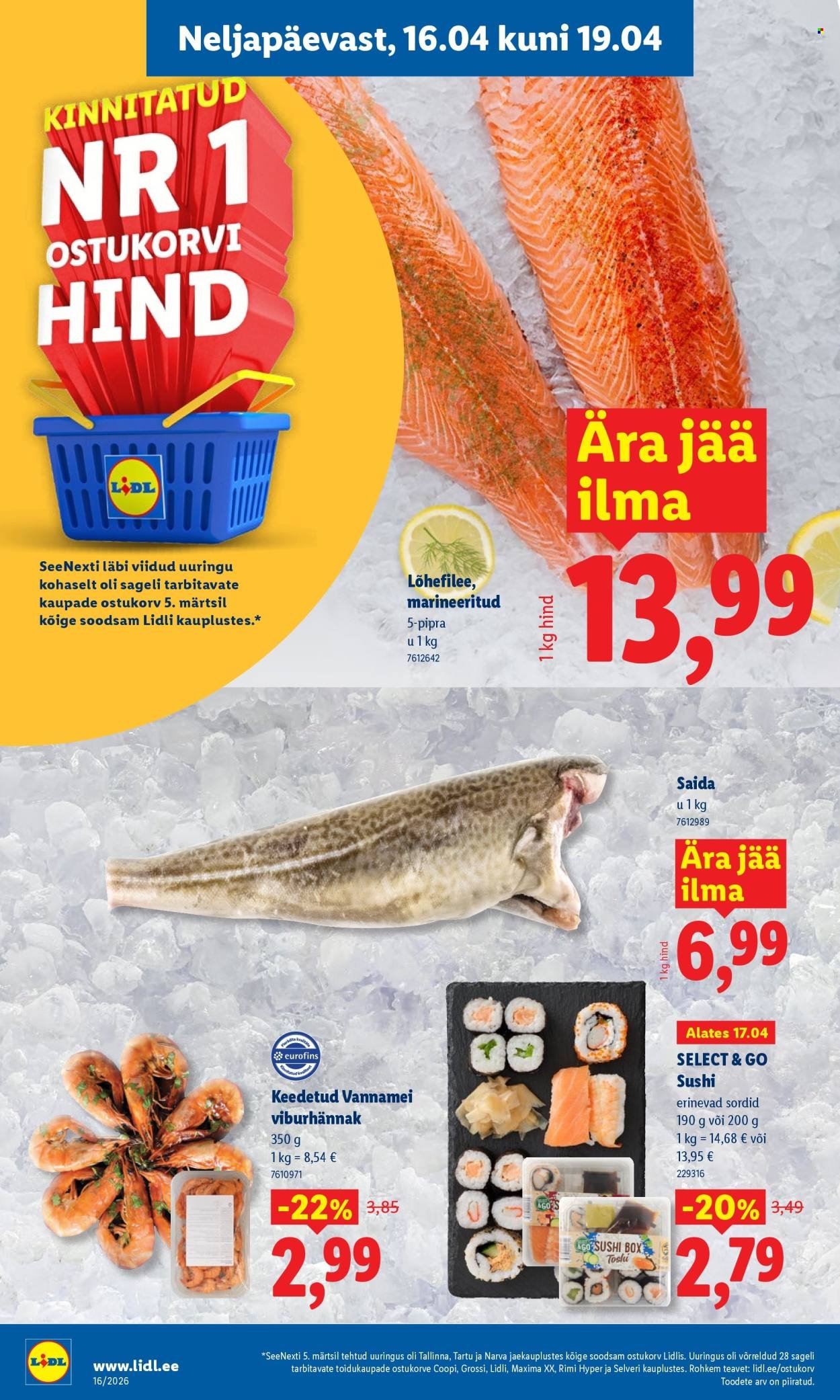 LIDL kliendileht - Kliendileht