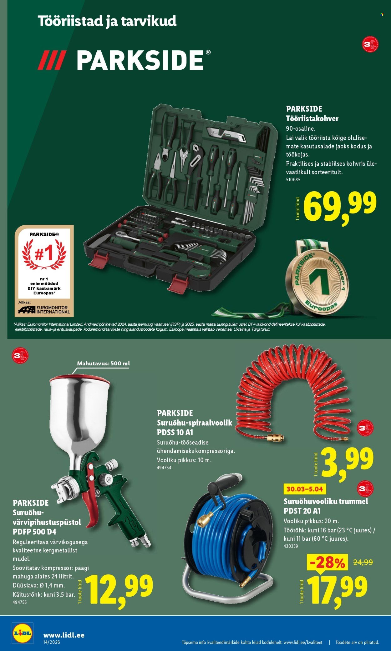 LIDL kliendileht - Tööstuskaupade pakkumised