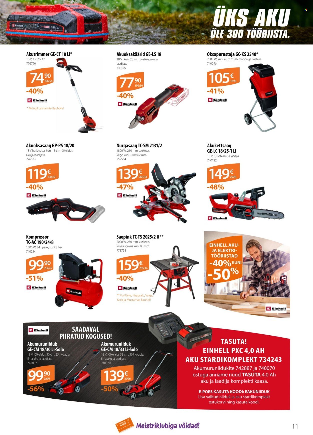 BAUHOF kliendileht - Kataloogipakkumised