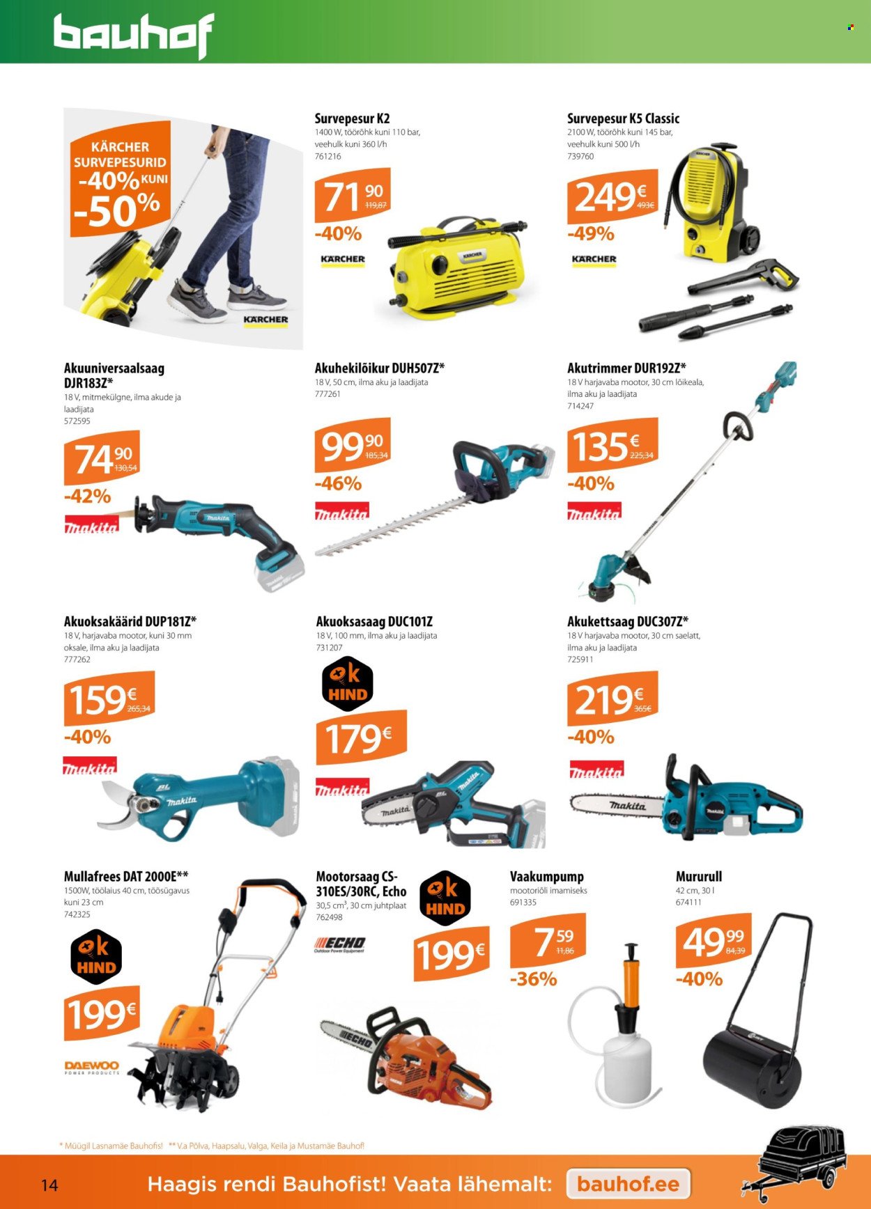 BAUHOF kliendileht - Kataloogipakkumised