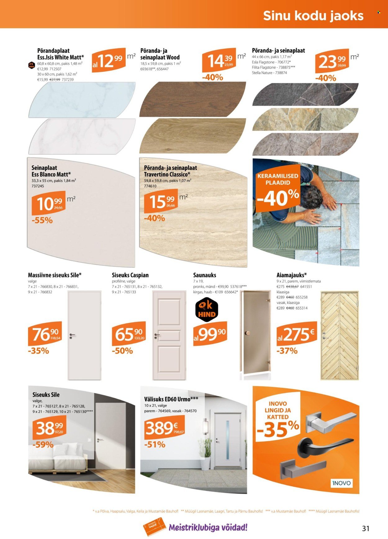 BAUHOF kliendileht - Kataloogipakkumised