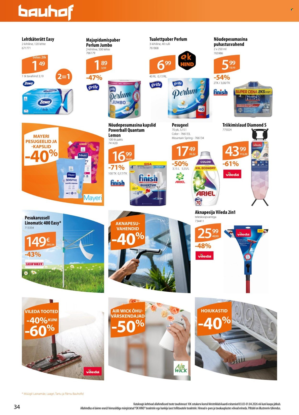 BAUHOF kliendileht - Kataloogipakkumised
