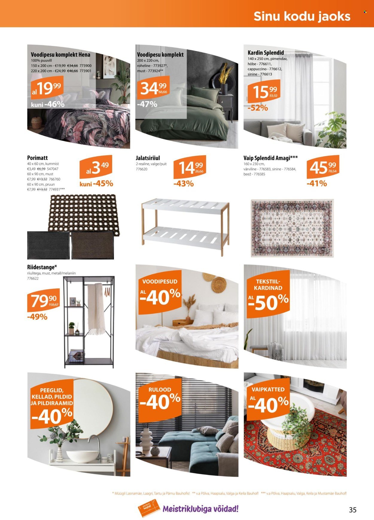 BAUHOF kliendileht - Kataloogipakkumised