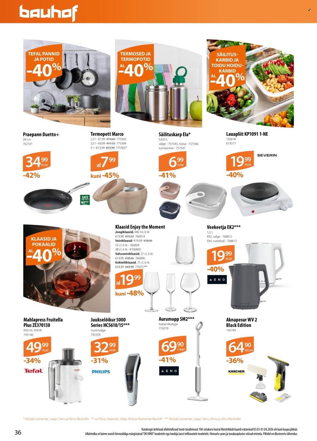 BAUHOF kliendileht - Kataloogipakkumised