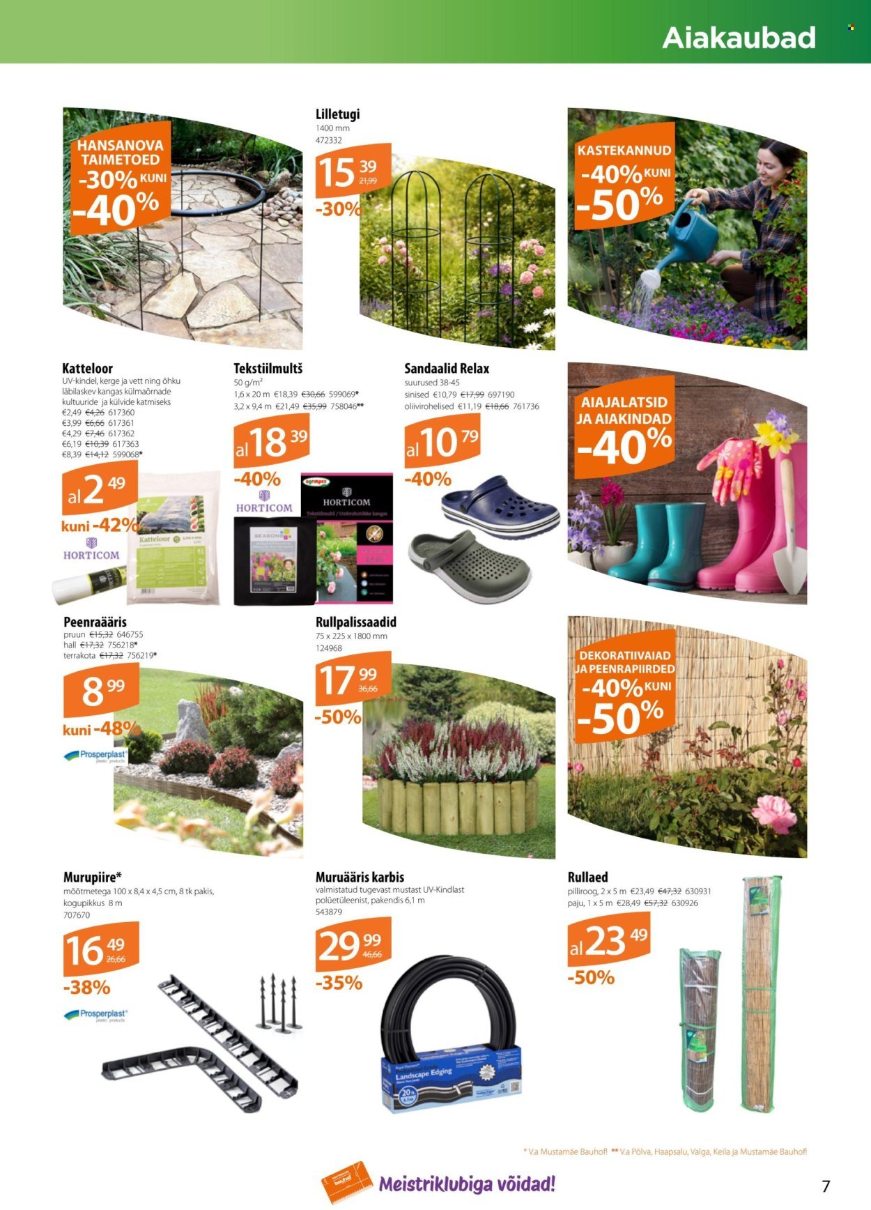 BAUHOF kliendileht - Kataloogipakkumised