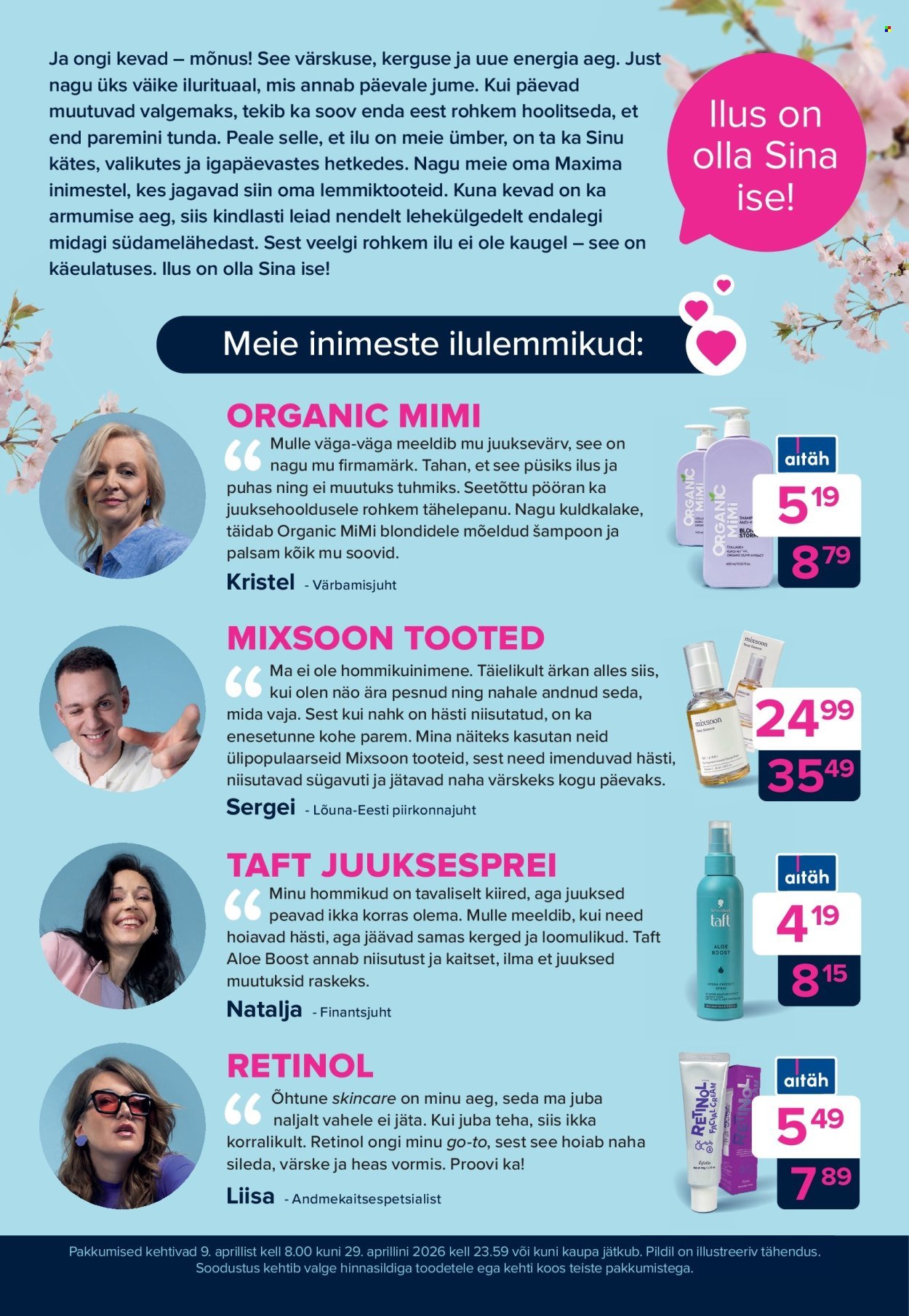 MAXIMA kliendileht - Ilu Mõte kevad