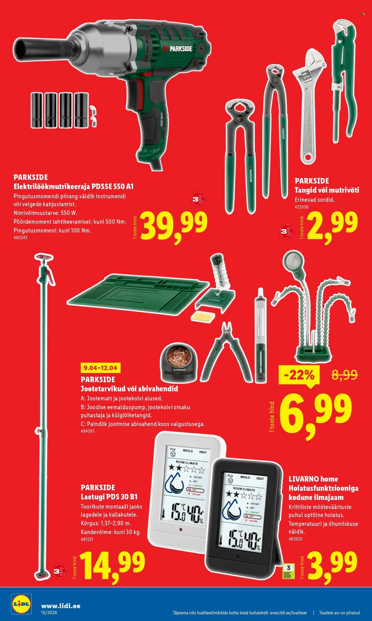 LIDL kliendileht - Tööstuskaupade pakkumised