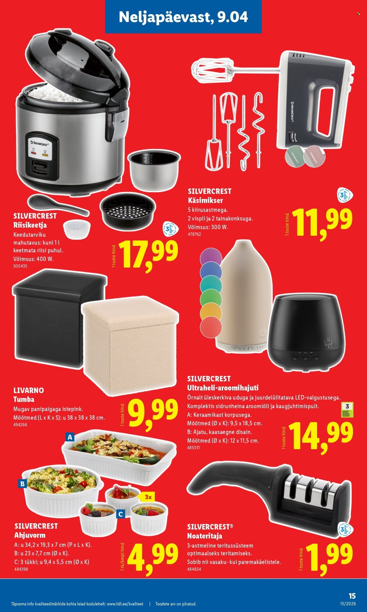 LIDL kliendileht - Tööstuskaupade pakkumised