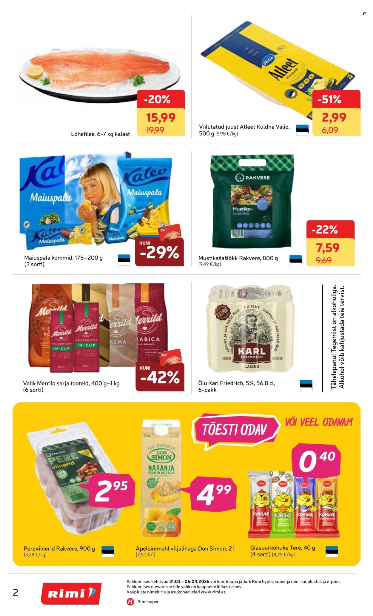 RIMI kliendileht - Kliendileht