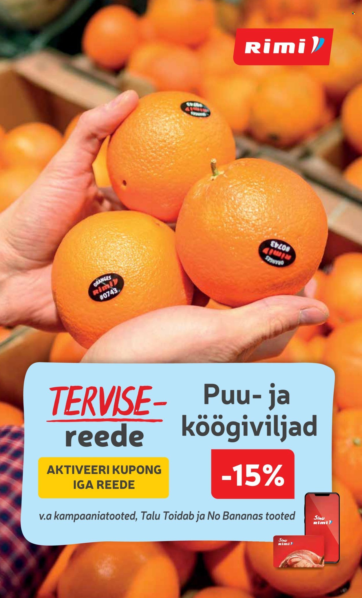 RIMI kliendileht - Kliendileht