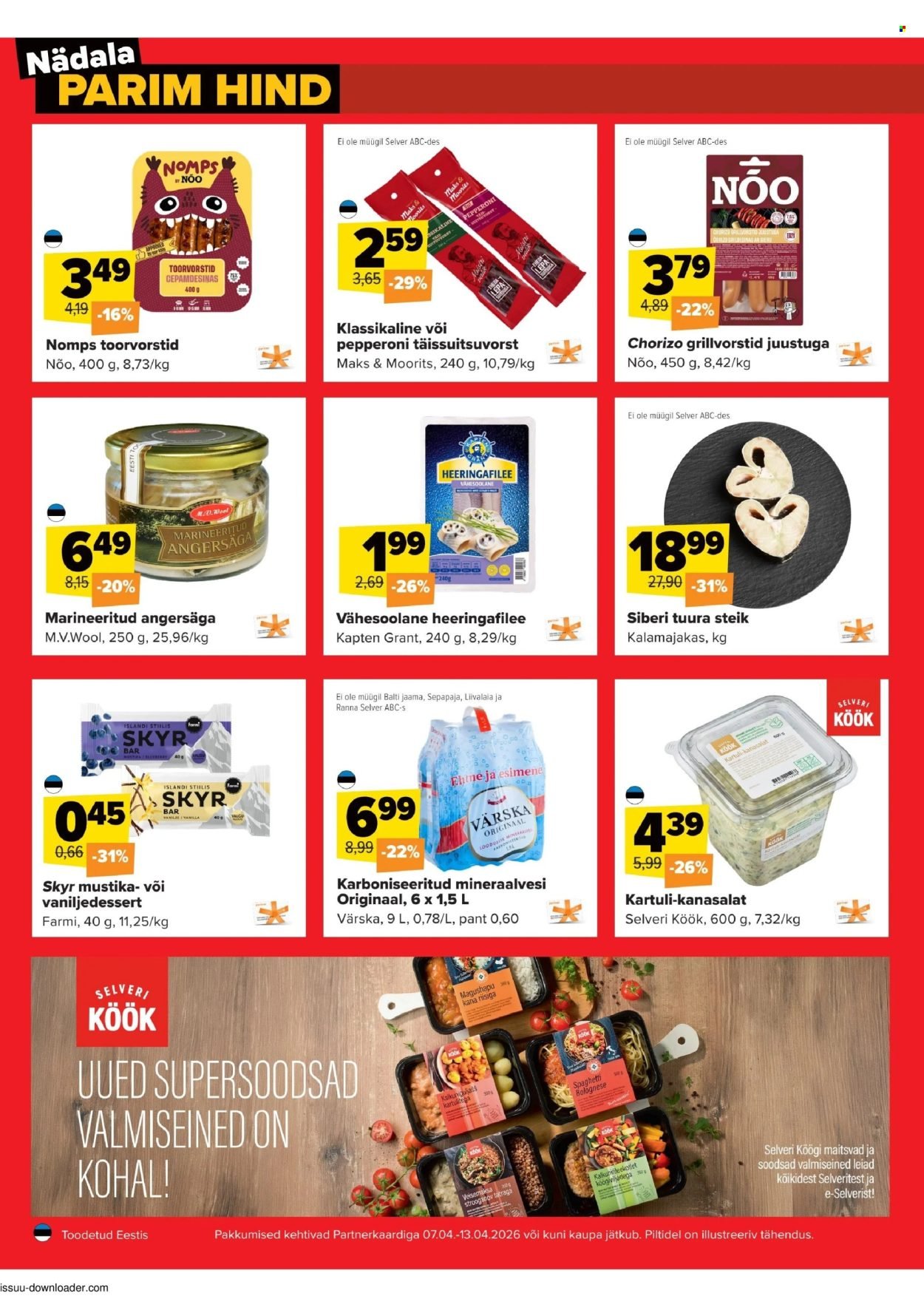 SELVER kliendileht - Nädala parim hind