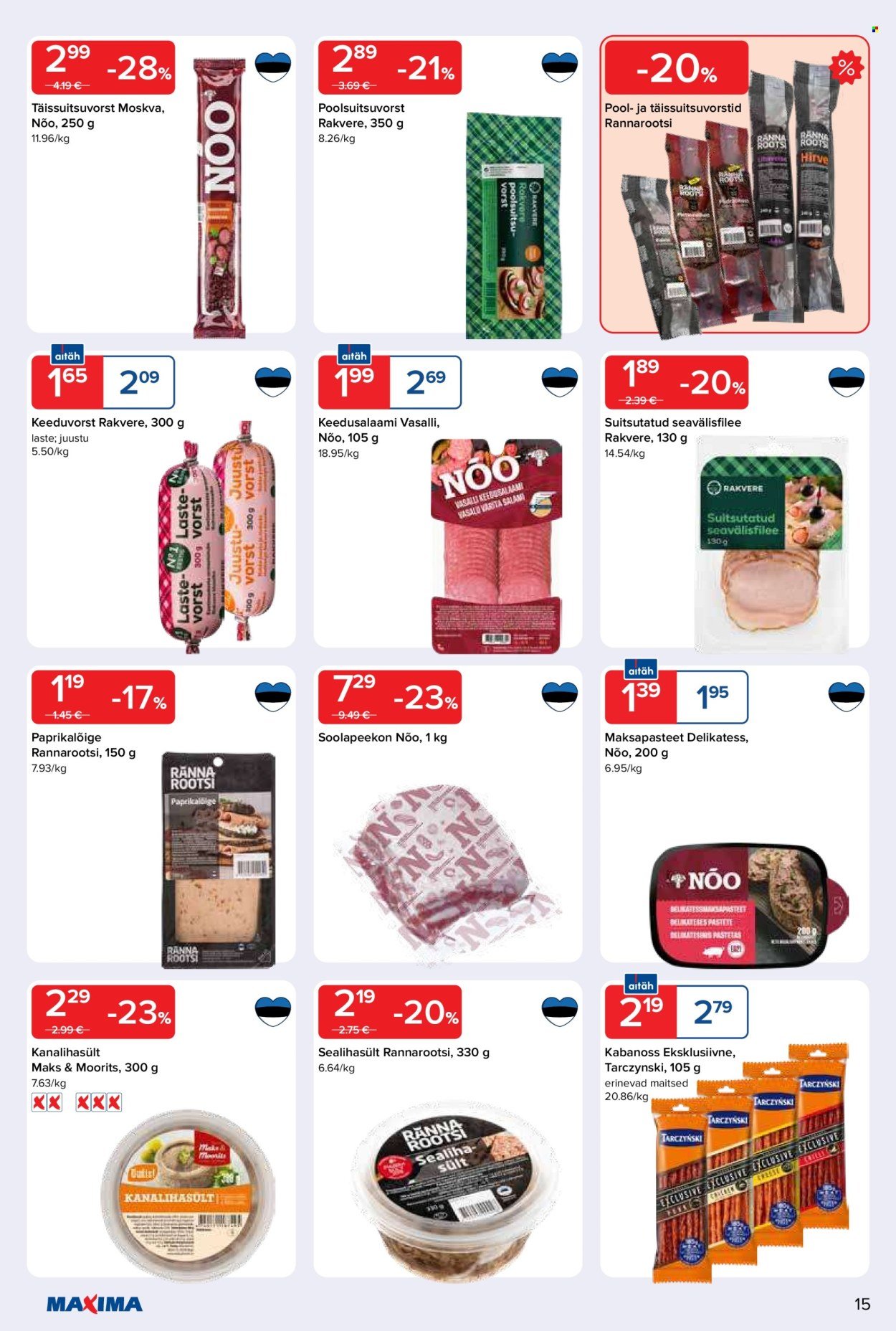 MAXIMA kliendileht - Maxima kliendileht