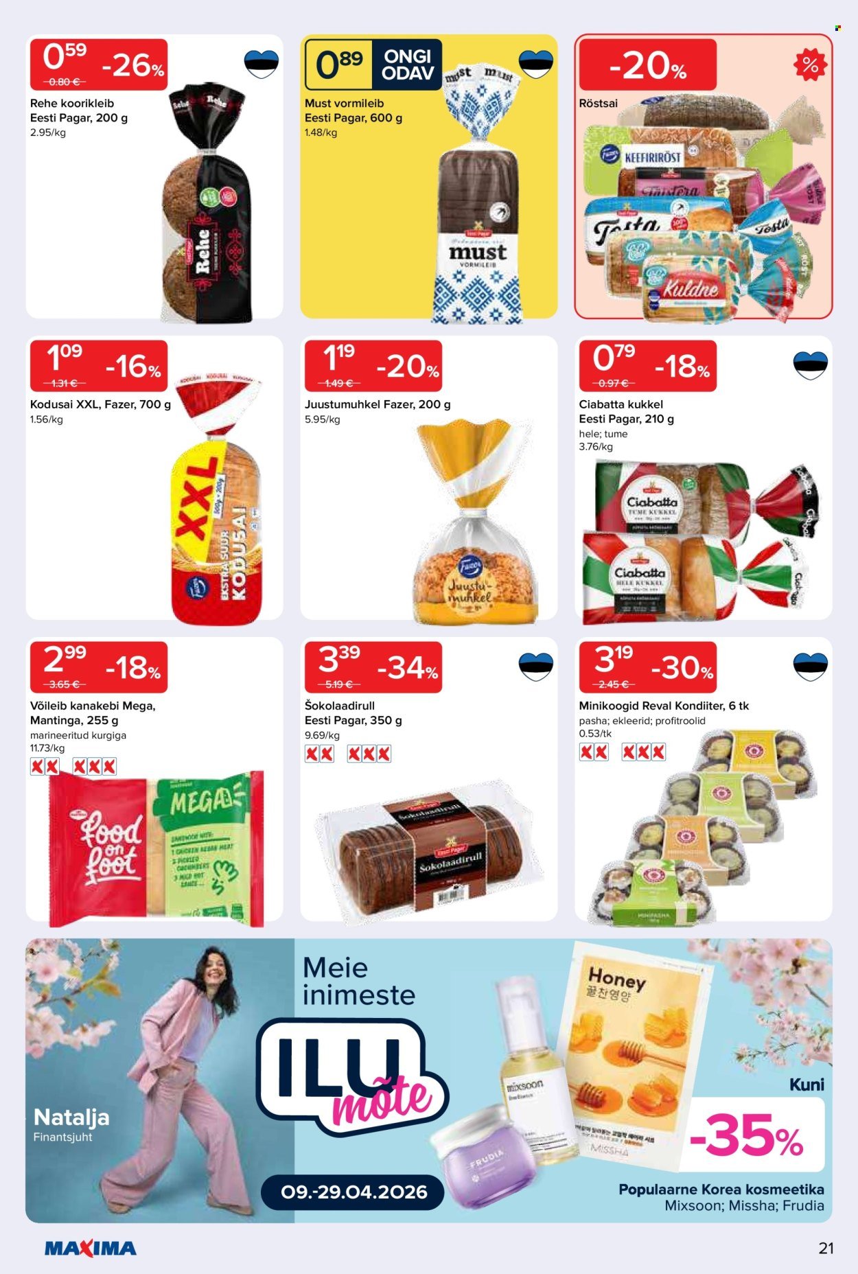 MAXIMA kliendileht - Maxima kliendileht